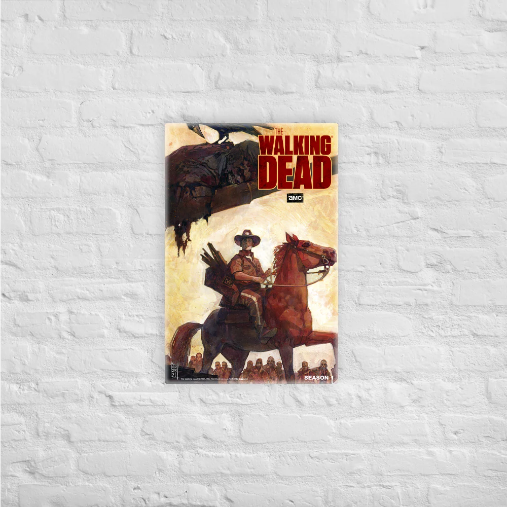 11 WEEKS OF TWD – SEASON 1 BY ALEX MALEEV – Premium Gallery Wrapped Canvas - Image 2