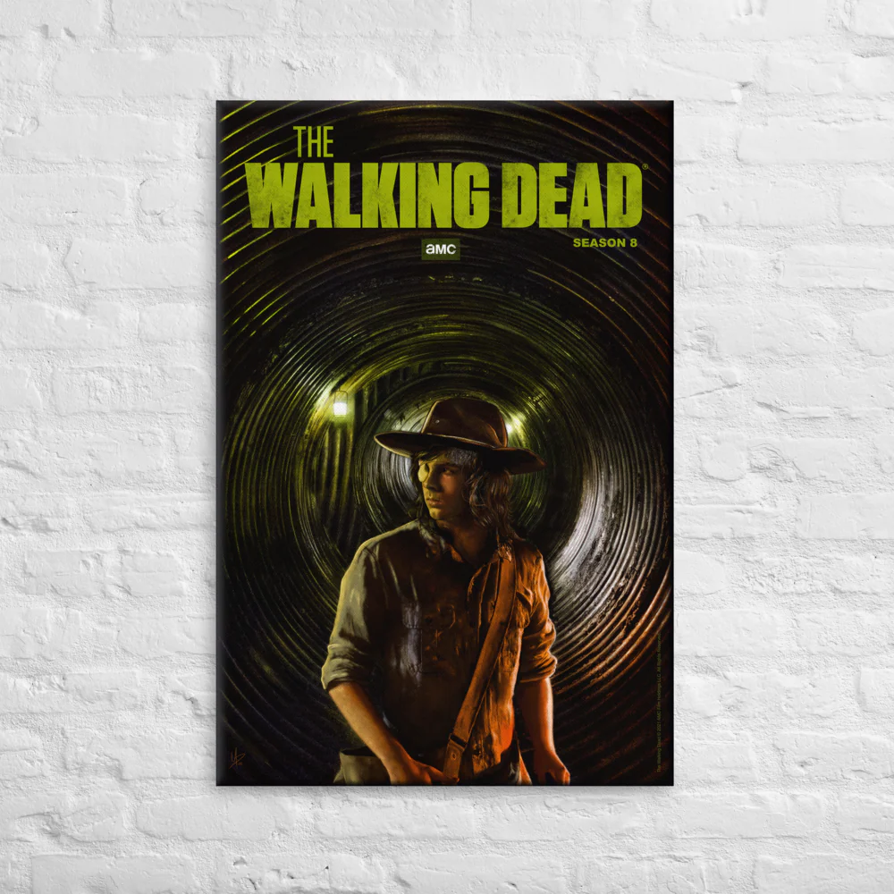 11 Weeks of TWD – Season 8 by Micheline Pitt Premium Gallery Wrapped Canvas - Image 2