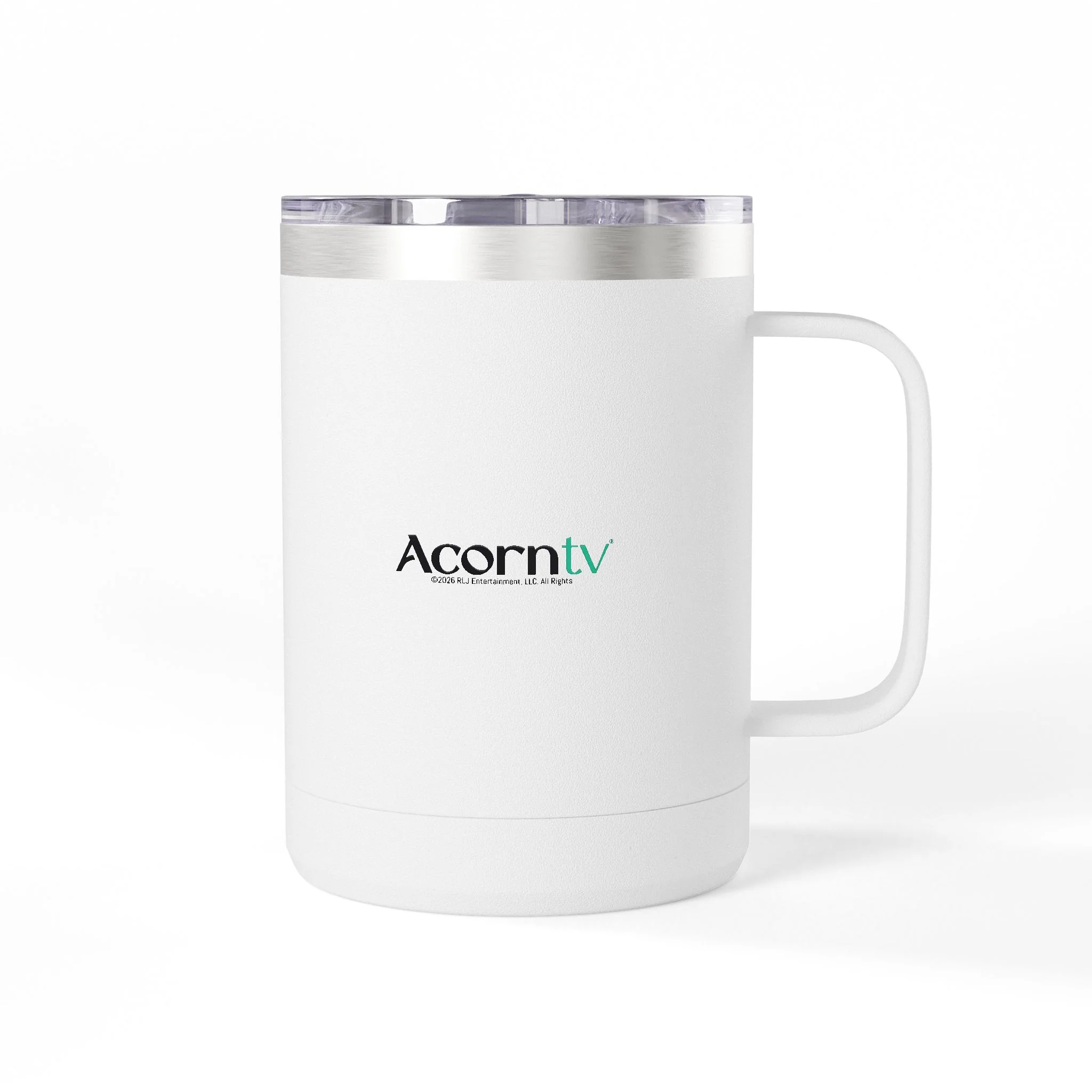 Acorn TV Armchair Detective 15oz Insulated Tumbler Mug - Image 3