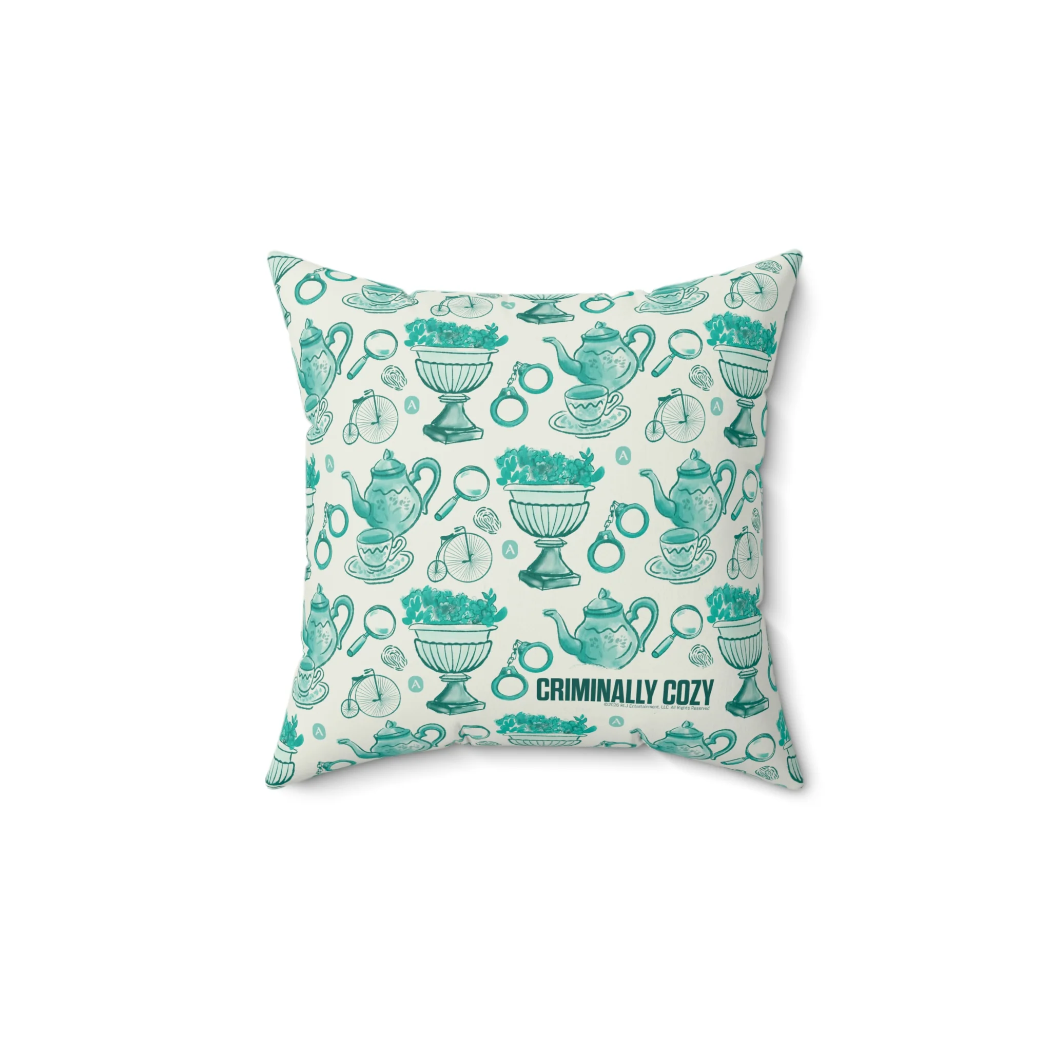 Acorn TV Criminally Cozy Decorative Throw Pillow