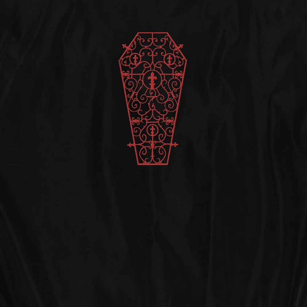 Anne Rice's Interview With The Vampire Coffin Premium Recycled Bomber Jacket - Image 5