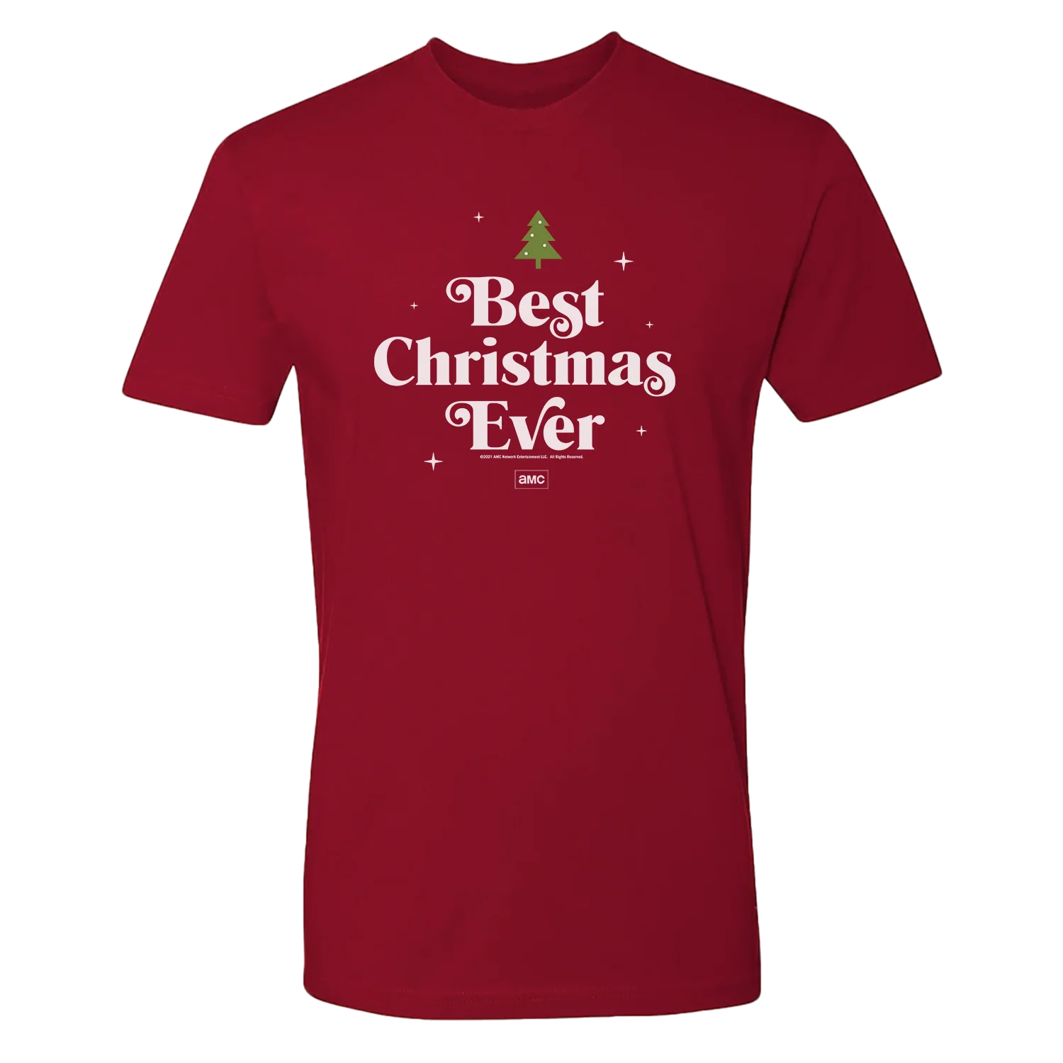 Best Christmas Ever Logo Adult Short Sleeve T-Shirt - Image 3