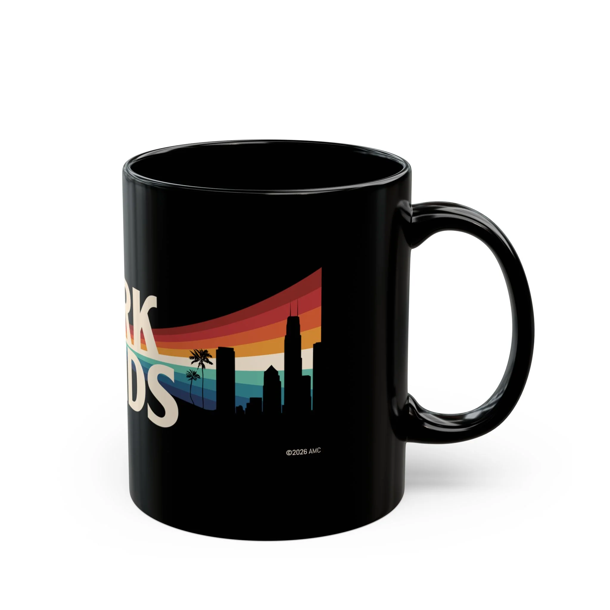Dark Winds Retro Skyline Logo Mug - Image 2