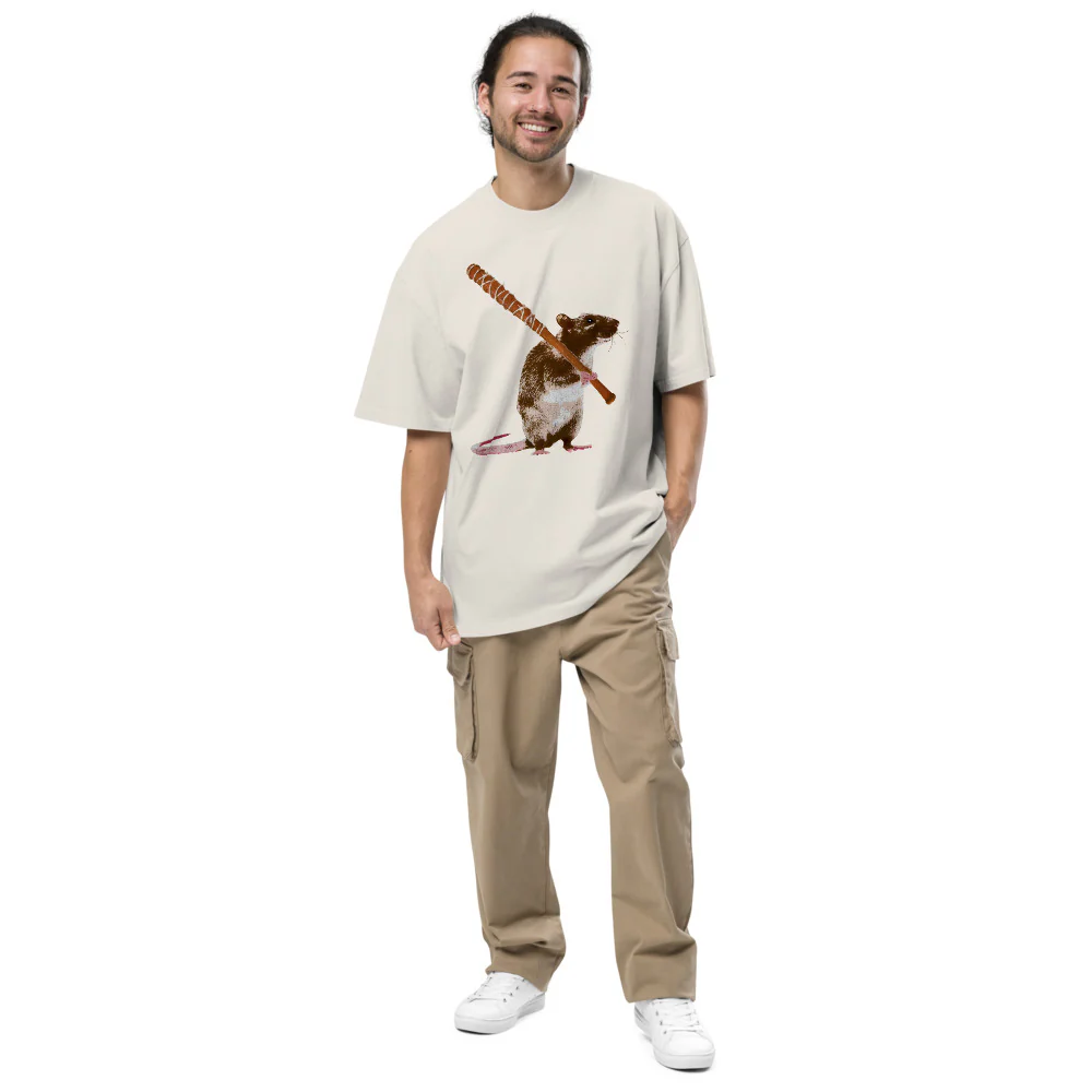 Dead City Season 2 Sewer Slugger Oversized Faded T-Shirt - Image 11