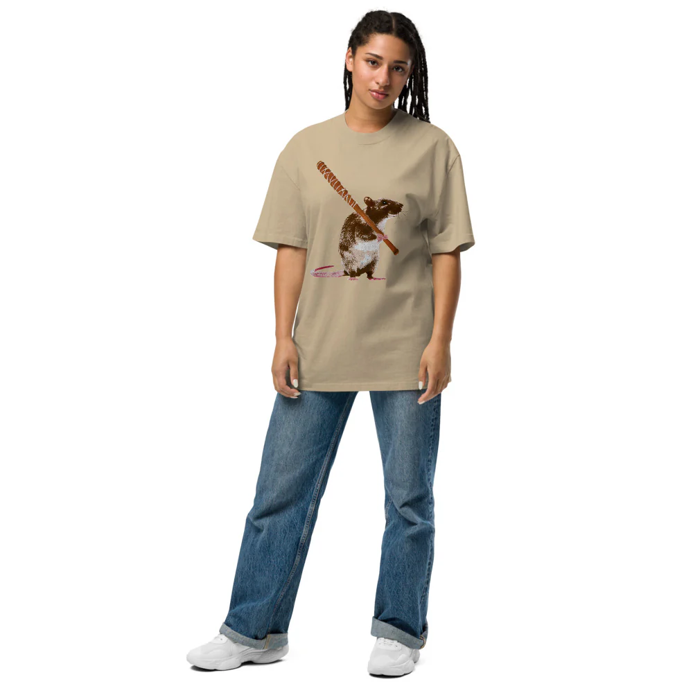 Dead City Season 2 Sewer Slugger Oversized Faded T-Shirt - Image 15
