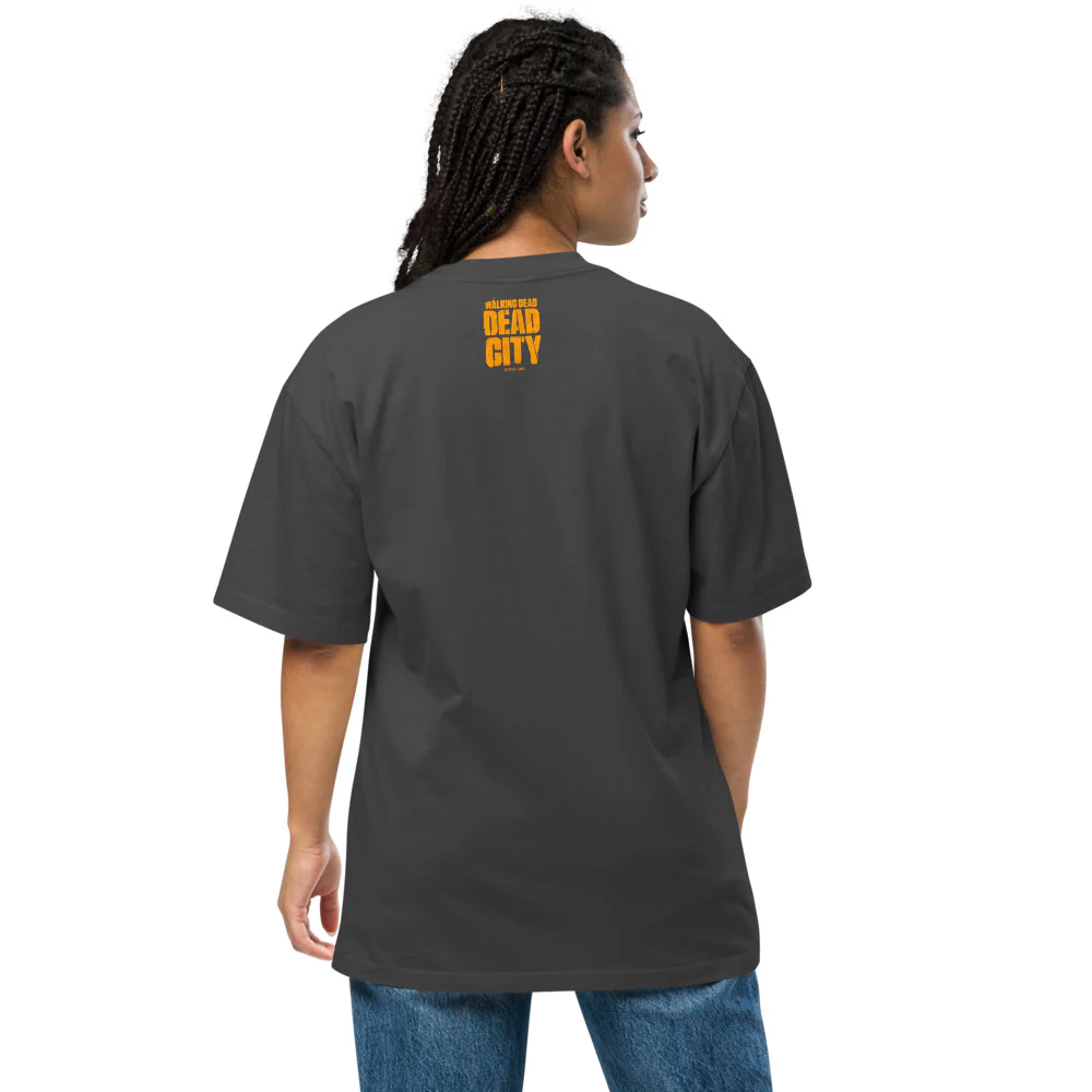 Dead City Season 2 Sewer Slugger Oversized Faded T-Shirt - Image 4