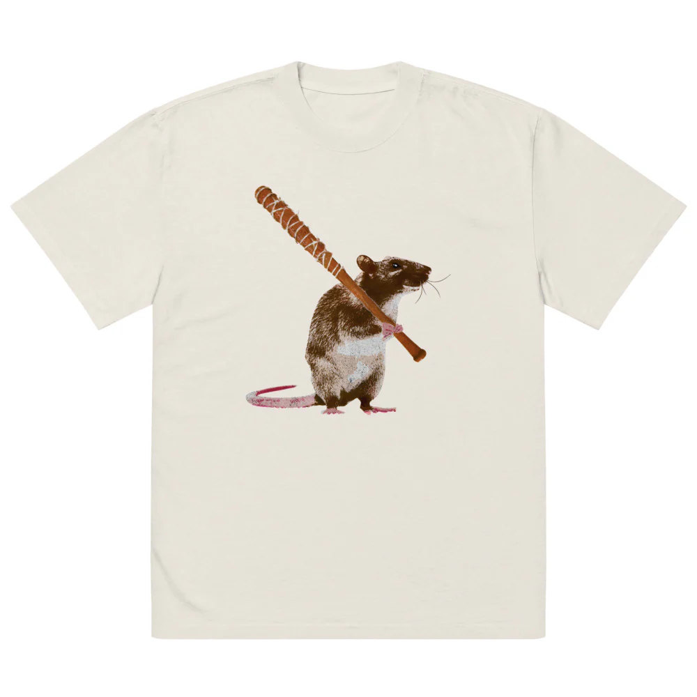 Dead City Season 2 Sewer Slugger Oversized Faded T-Shirt - Image 7