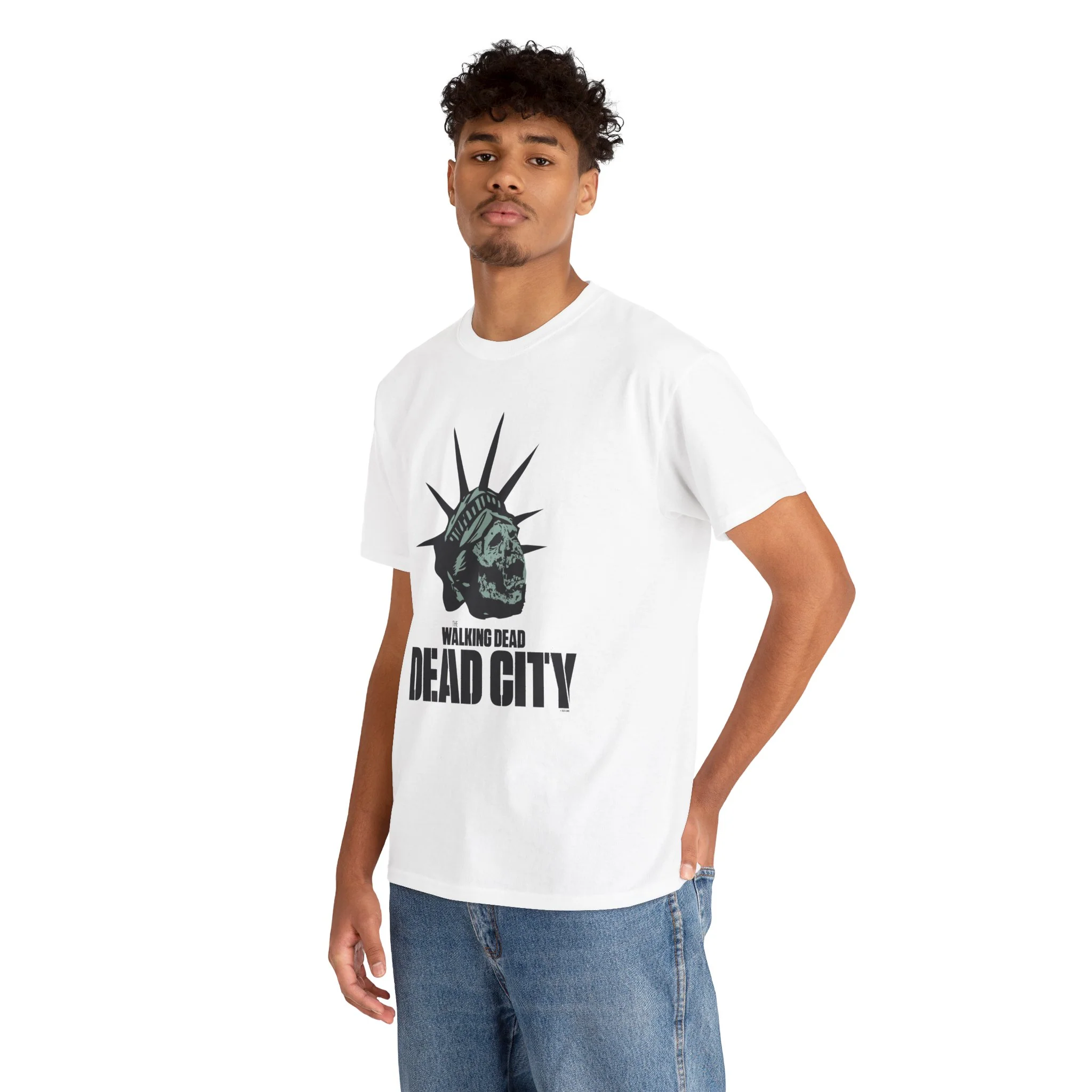 Dead City Statue of Liberty Zombie T-Shirt - Image 7