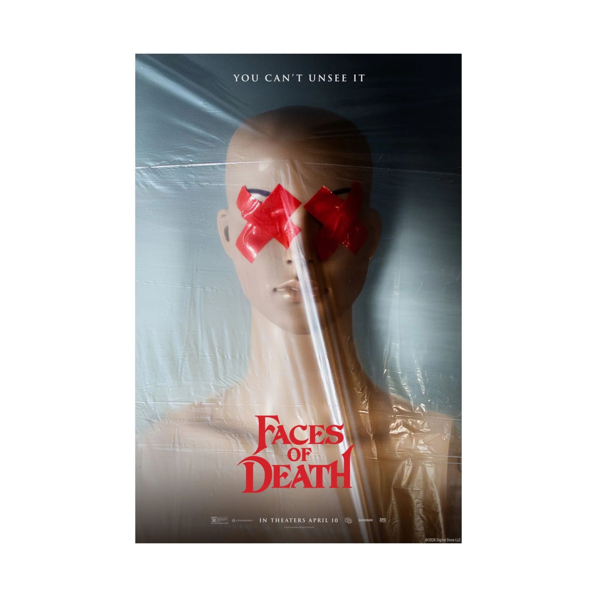 Faces of Death Red X Mannequin Key Art Poster - Image 2