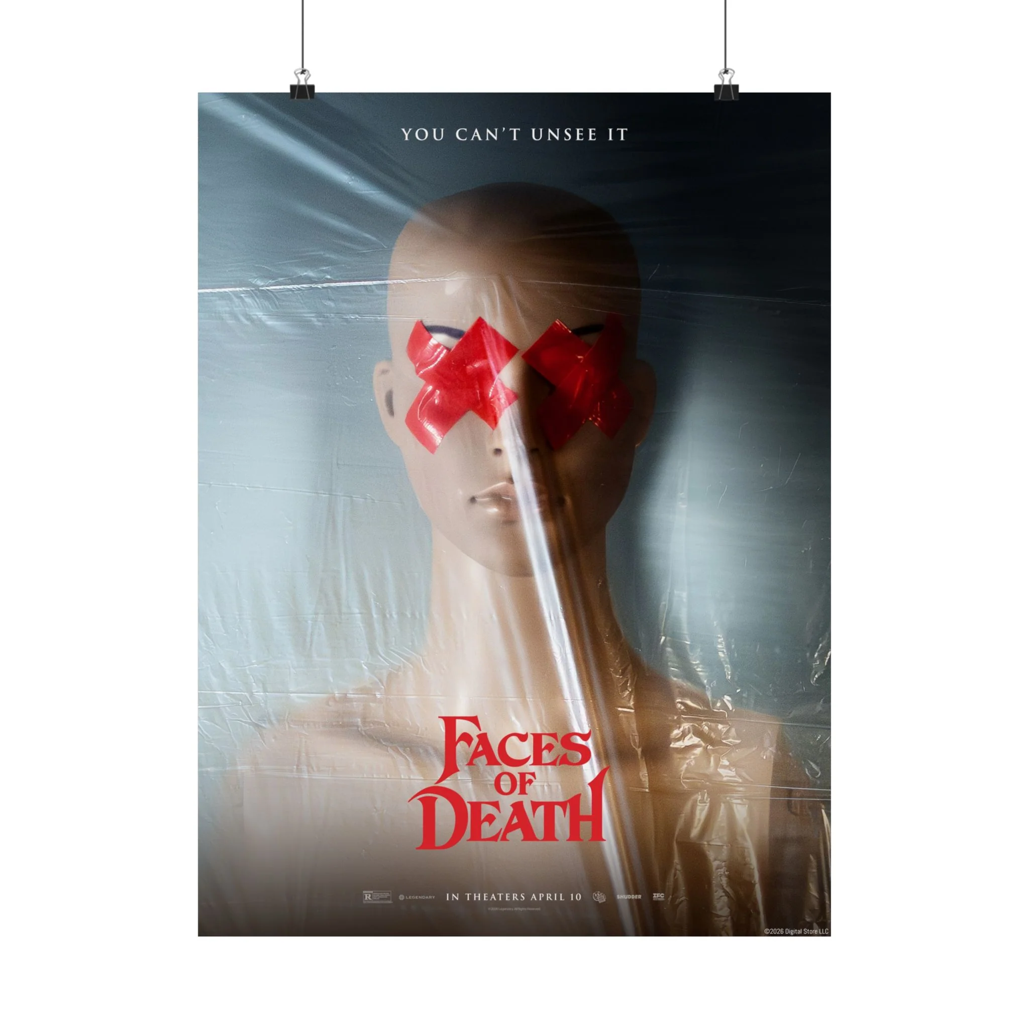 Faces of Death Red X Mannequin Key Art Poster - Image 4