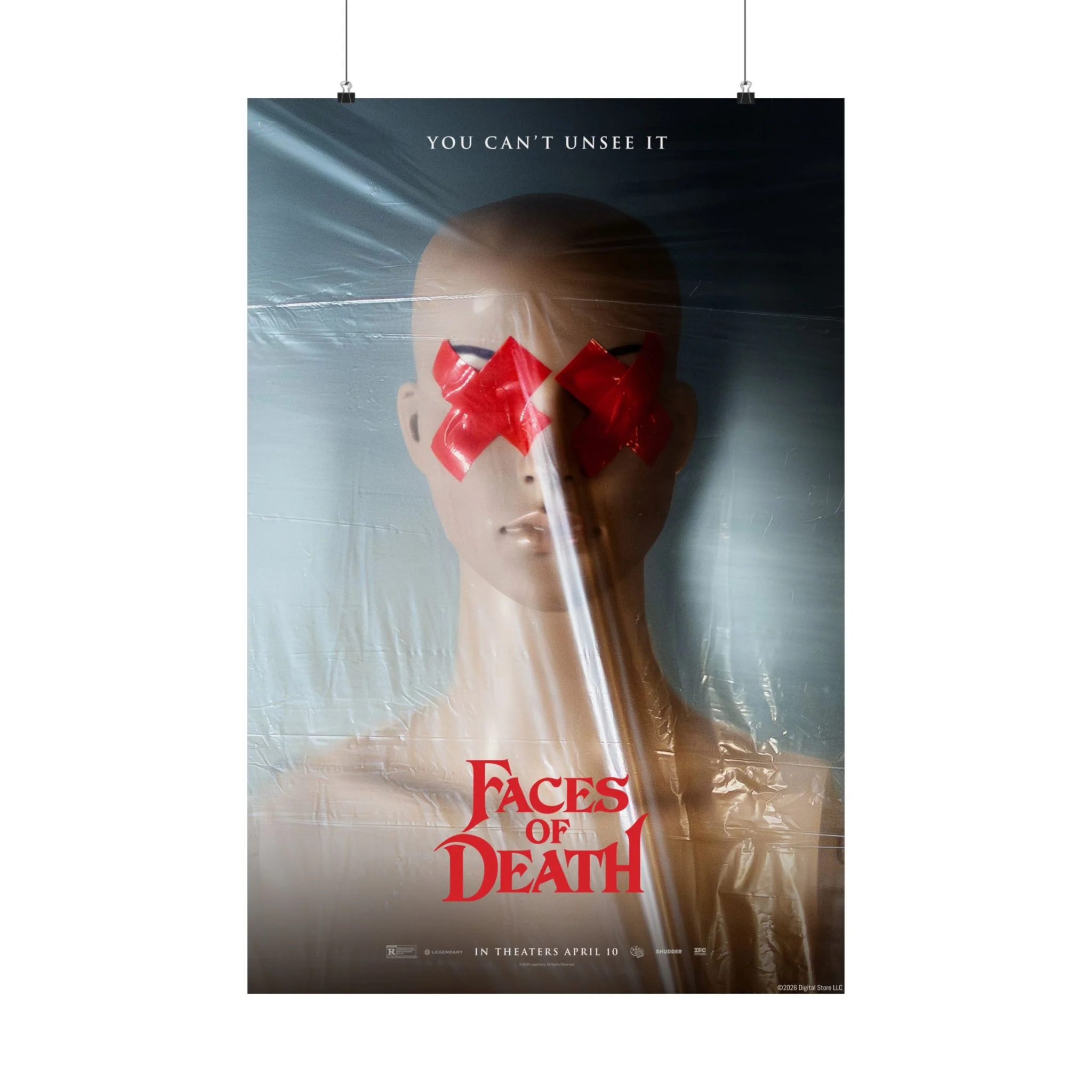 Faces of Death Red X Mannequin Key Art Poster - Image 7
