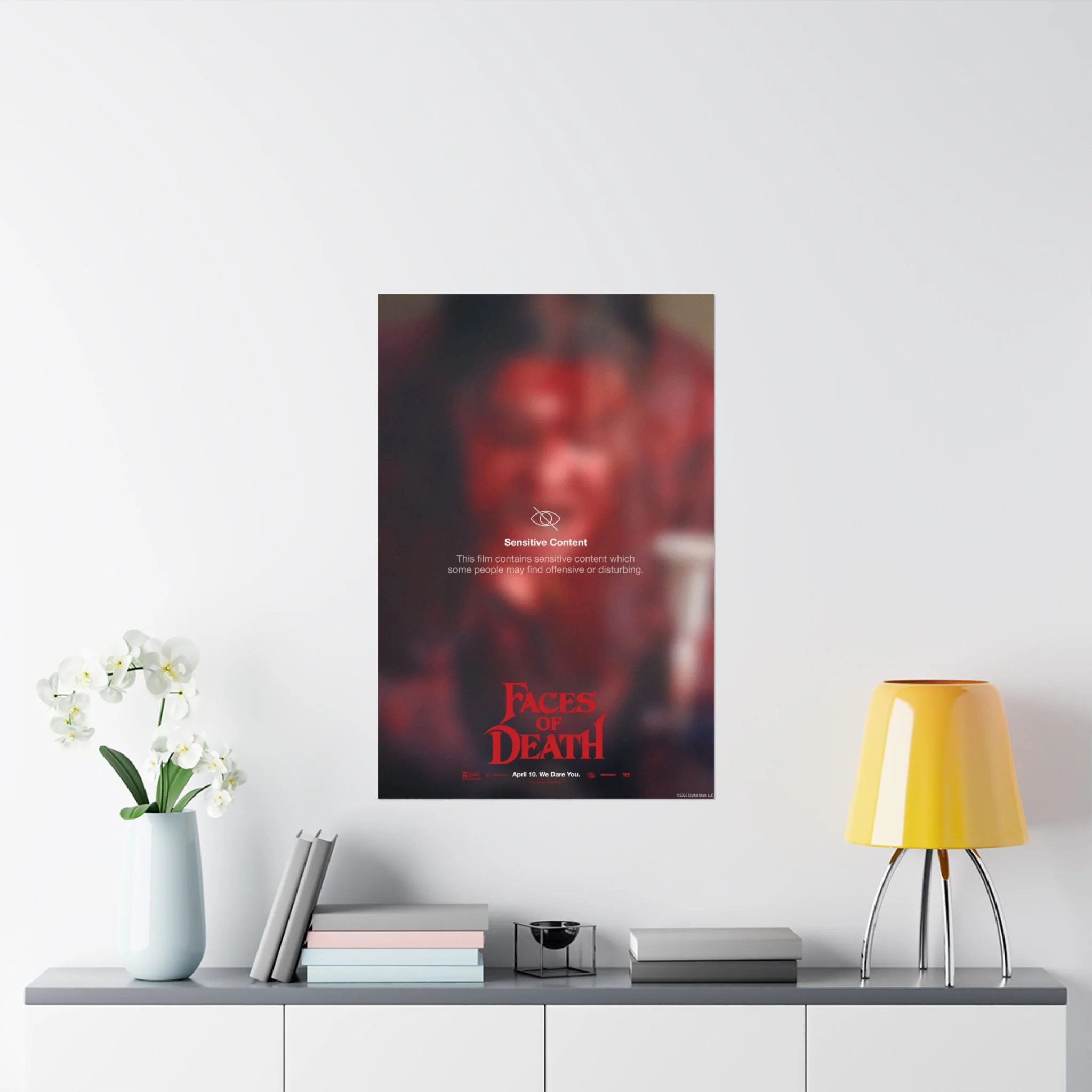 Faces of Death "Sensitive Content Warning" Margot Key Art Poster - Image 5