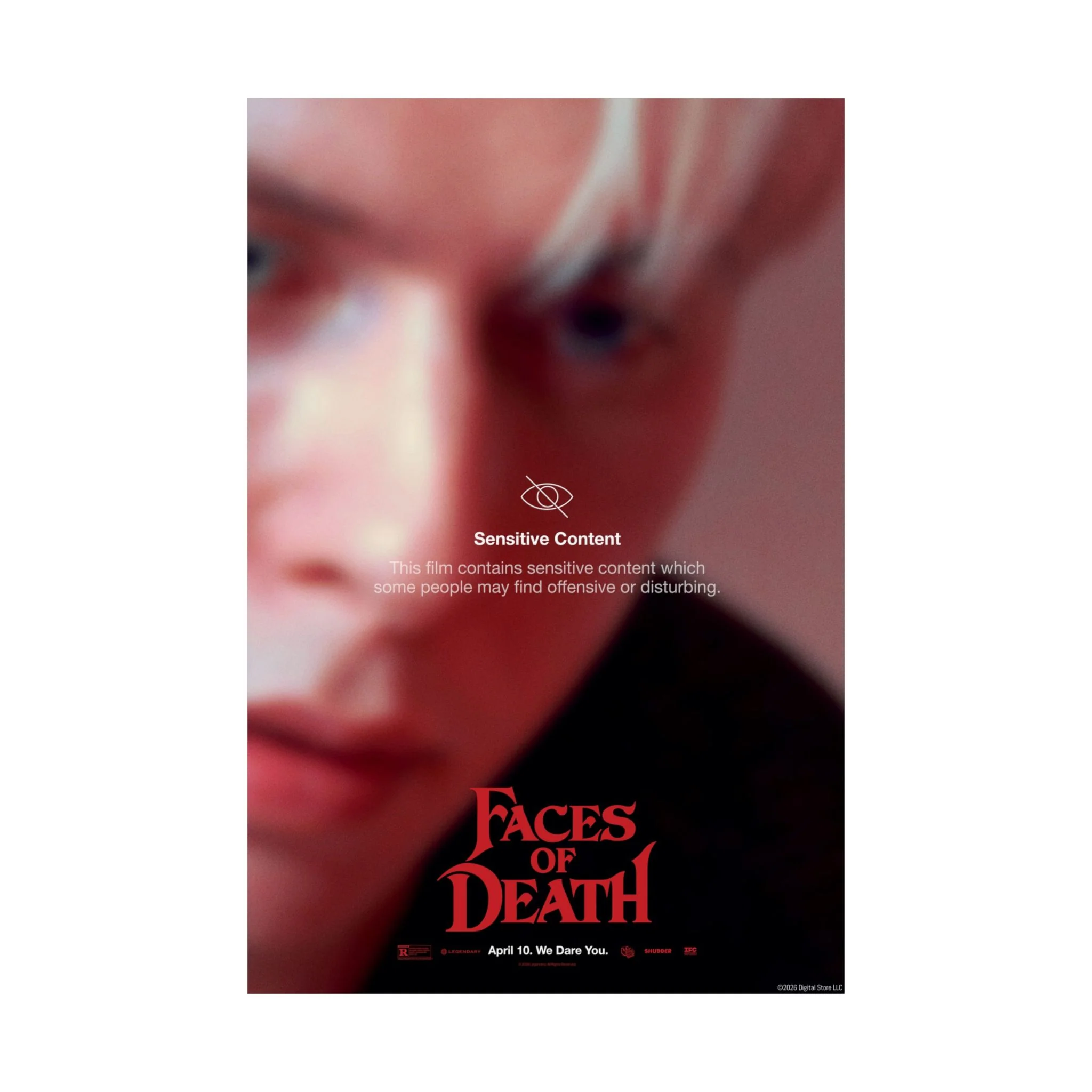 Faces of Death “Sensitive Content Warning” Ryan Key Art Poster - Image 2