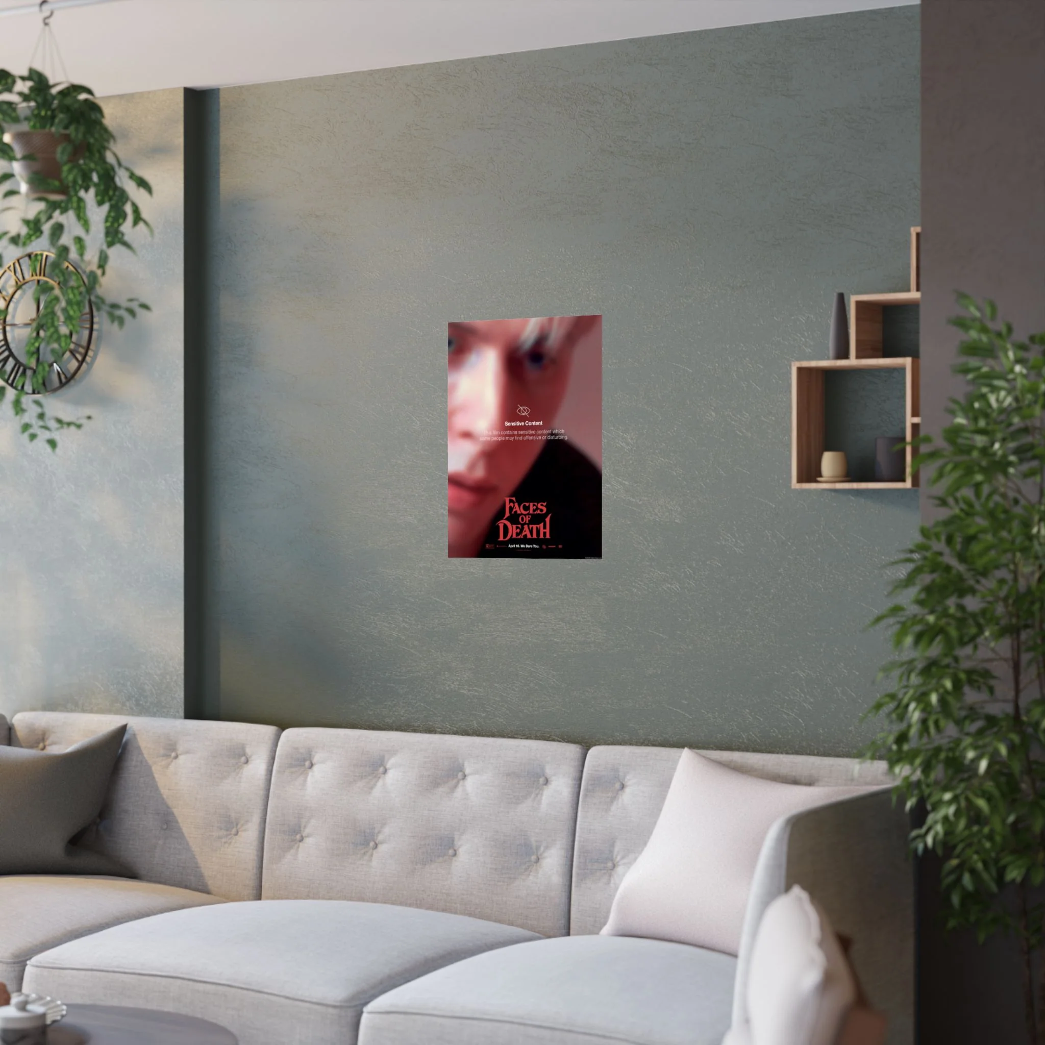 Faces of Death “Sensitive Content Warning” Ryan Key Art Poster - Image 4