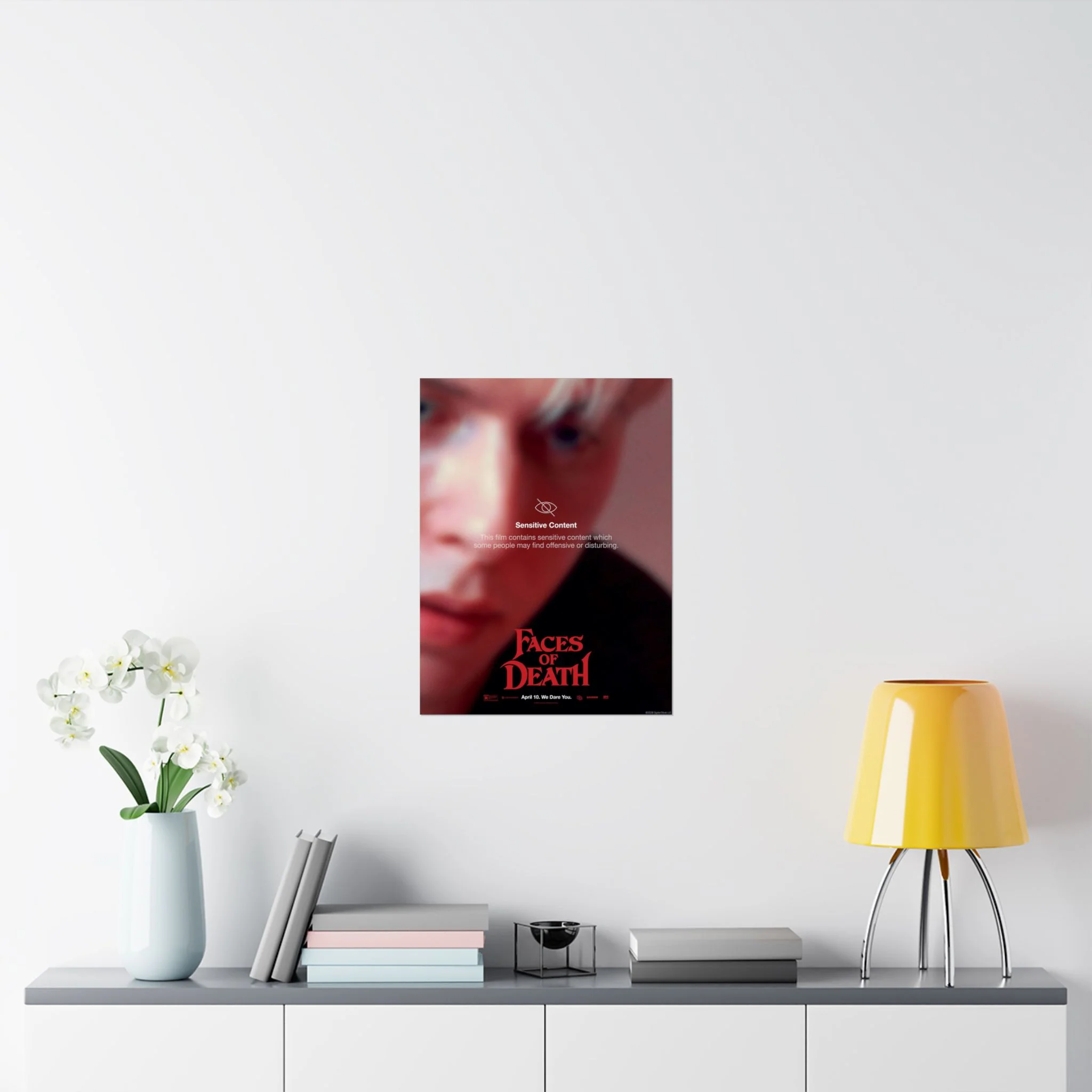 Faces of Death “Sensitive Content Warning” Ryan Key Art Poster - Image 5