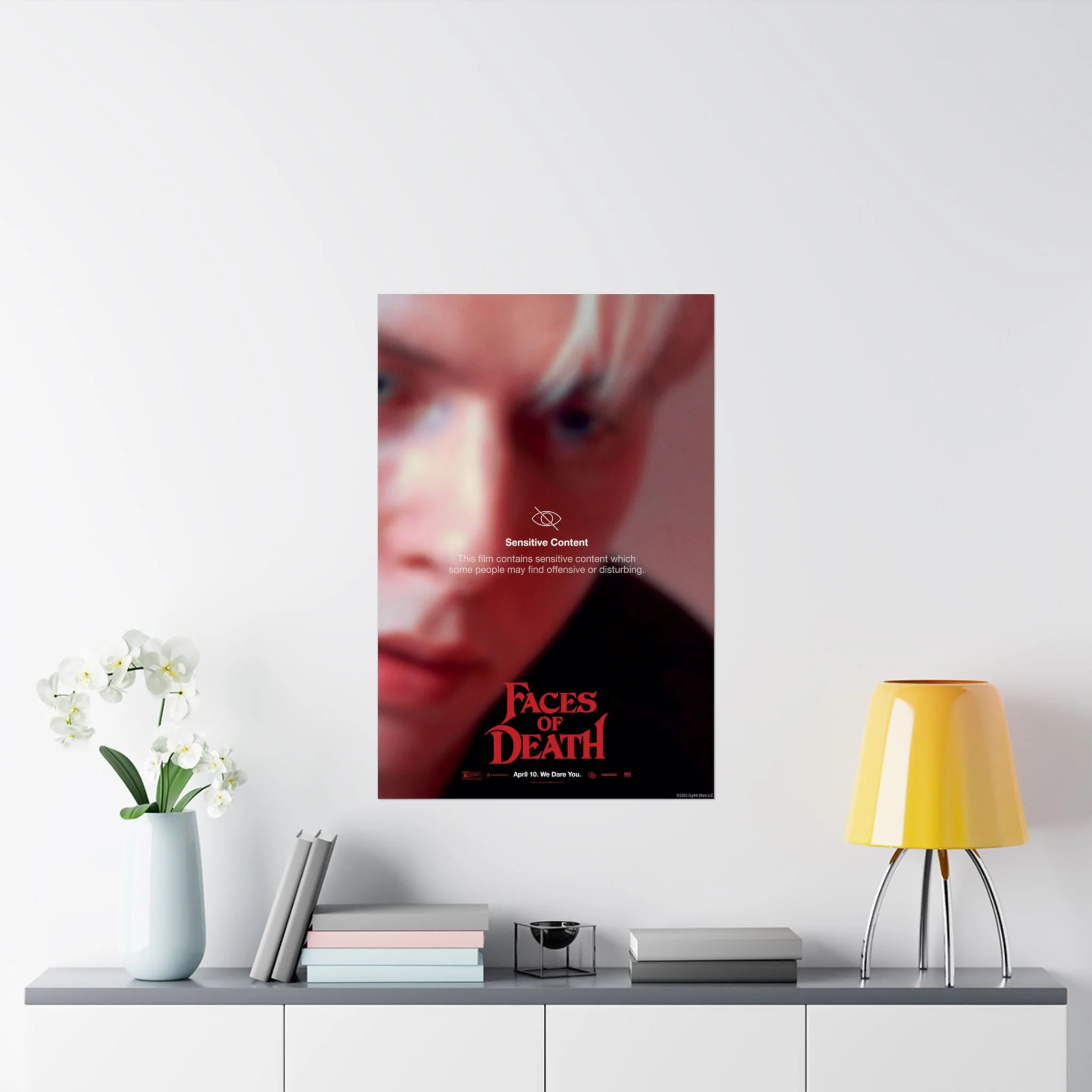 Faces of Death “Sensitive Content Warning” Ryan Key Art Poster - Image 8