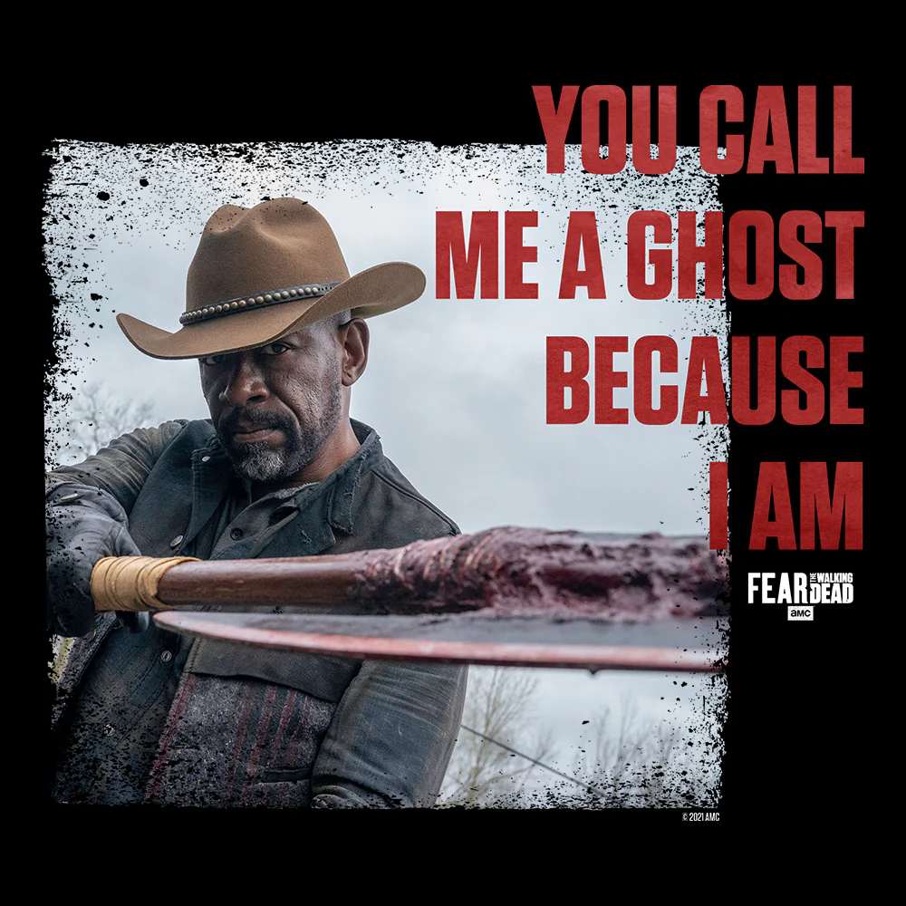 Fear The Walking Dead Morgan Call Me A Ghost Adult Short Sleeve T-Shirt - Image 2