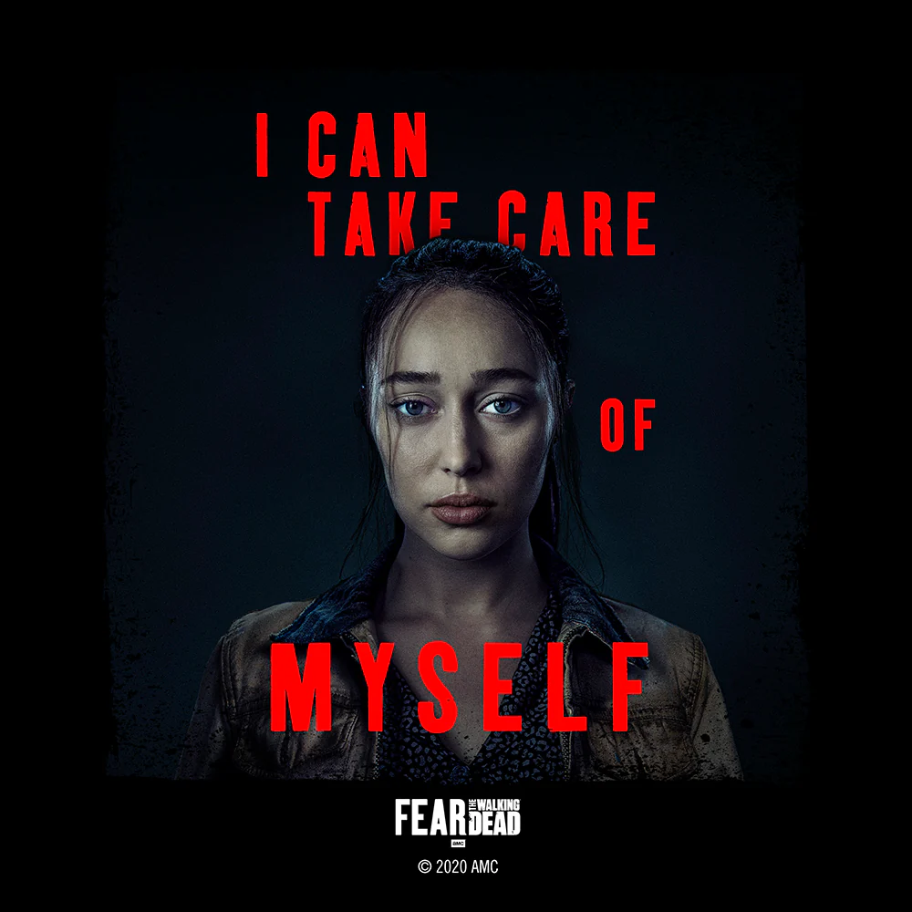 Fear The Walking Dead Season 6 Alicia Quote 17 oz Pint Glass - Image 2