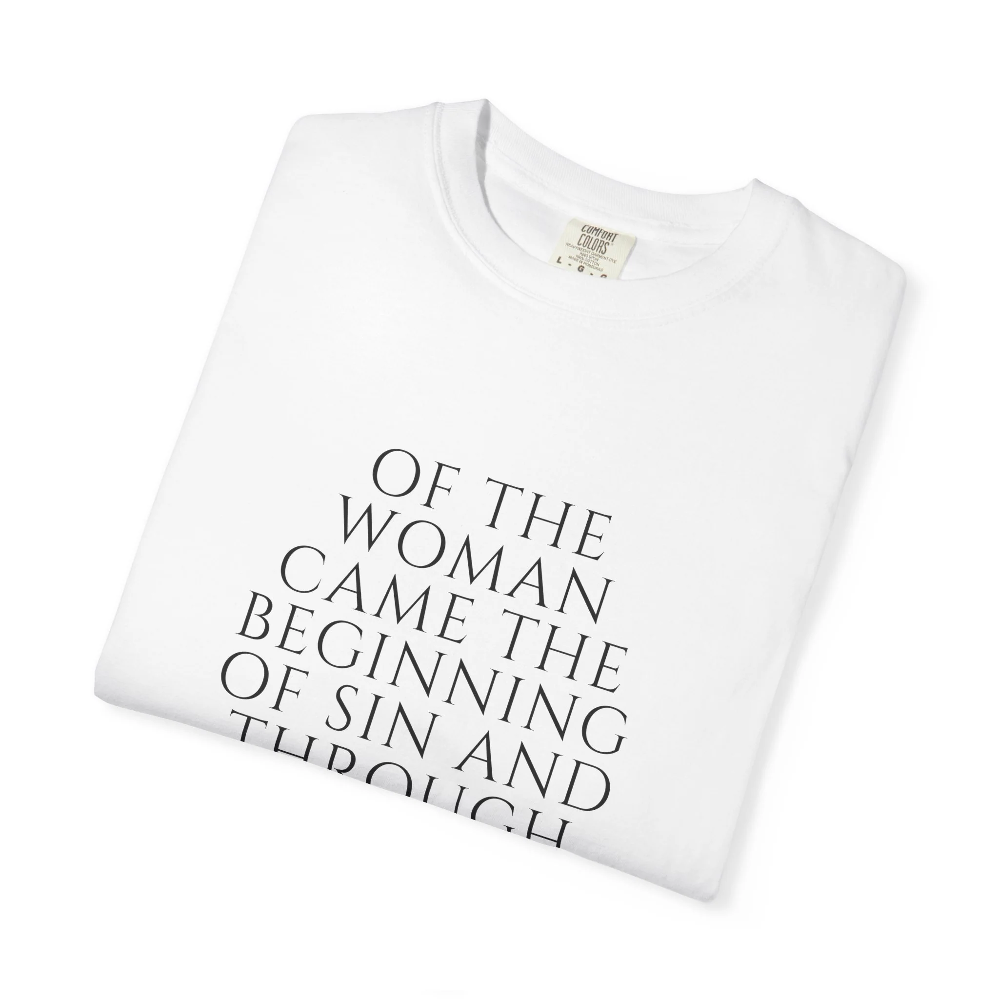 Forbidden Fruits Apple Bible Quote T-Shirt - Image 3