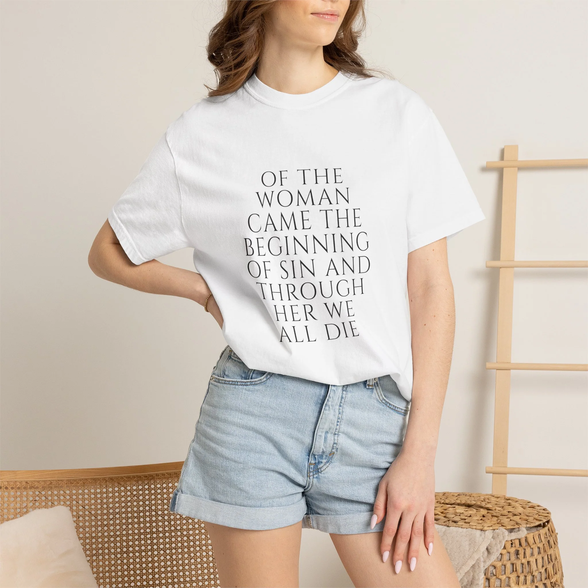 Forbidden Fruits Apple Bible Quote T-Shirt - Image 4