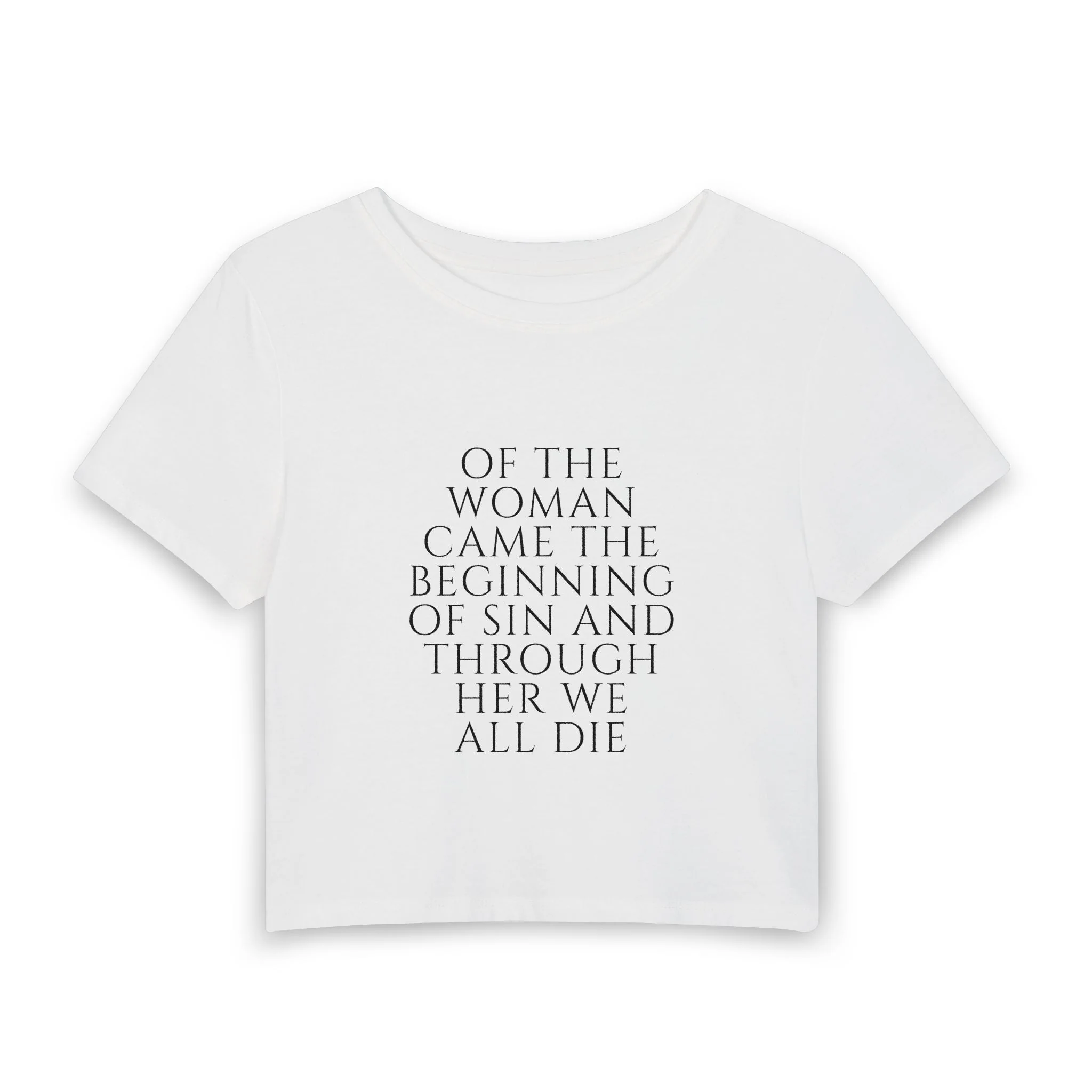 Forbidden Fruits Apple Quote Baby Tee