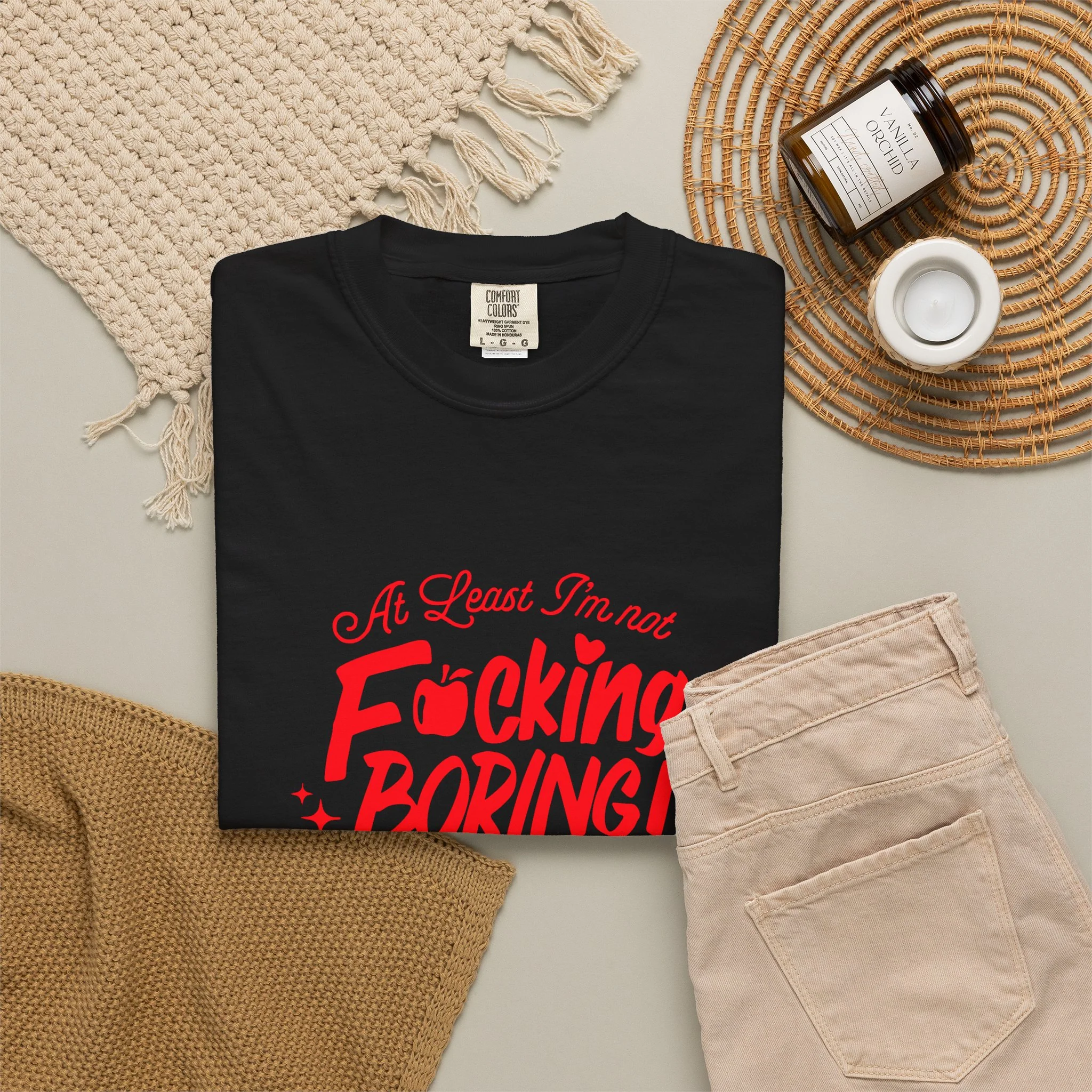 Forbidden Fruits "At Least I’m Not F*cking Boring" T-Shirt - Image 16