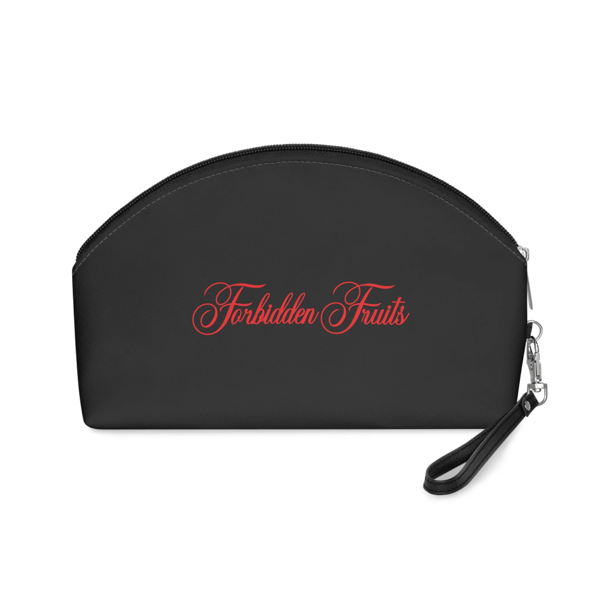 Forbidden Fruits Charms Cosmetic Makeup Bag Black - Image 2