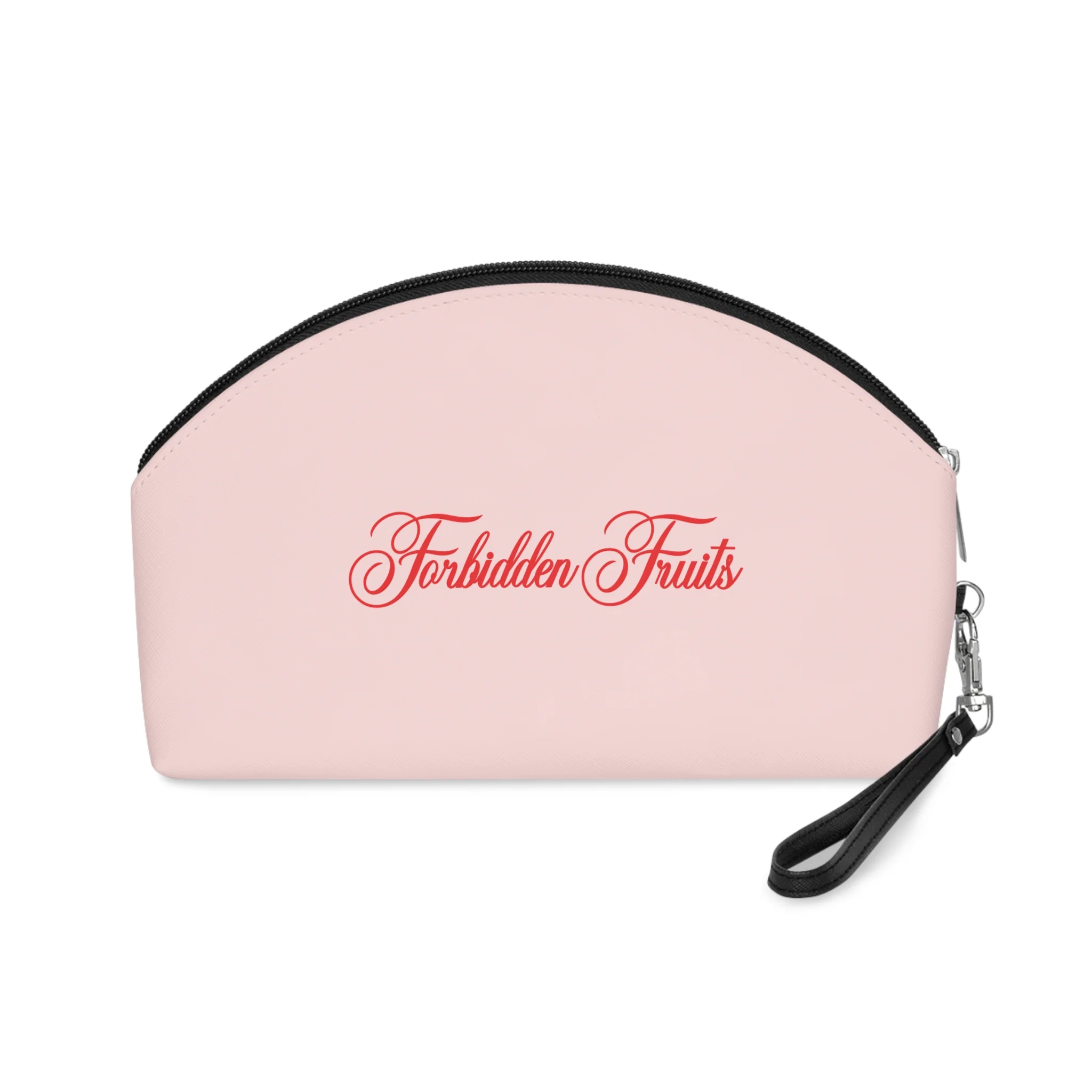 Forbidden Fruits Charms Cosmetic Makeup Bag Pink - Image 2