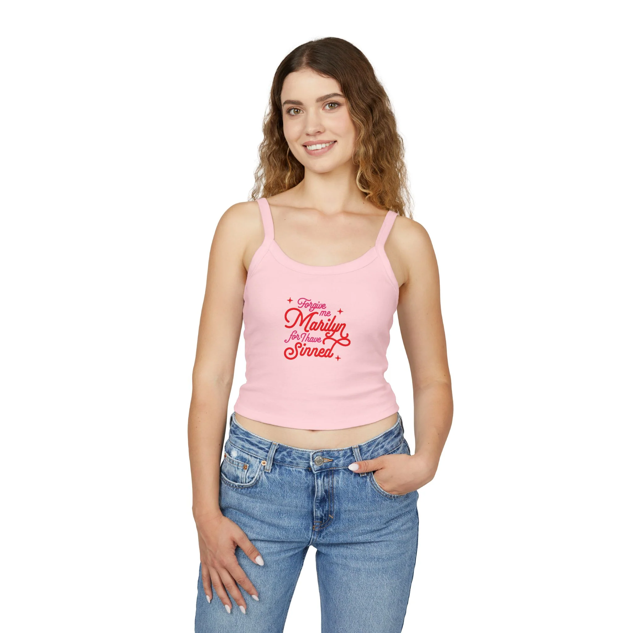 Forbidden Fruits Forgive Me Marilyn Bella Canvas Spaghetti Strap Top - Image 11