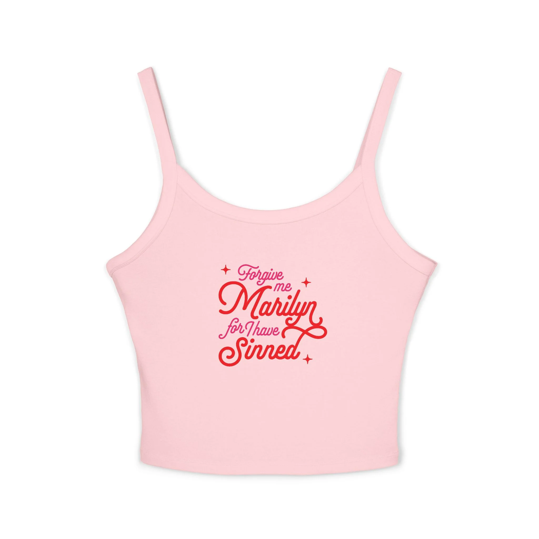 Forbidden Fruits Forgive Me Marilyn Bella Canvas Spaghetti Strap Top - Image 3