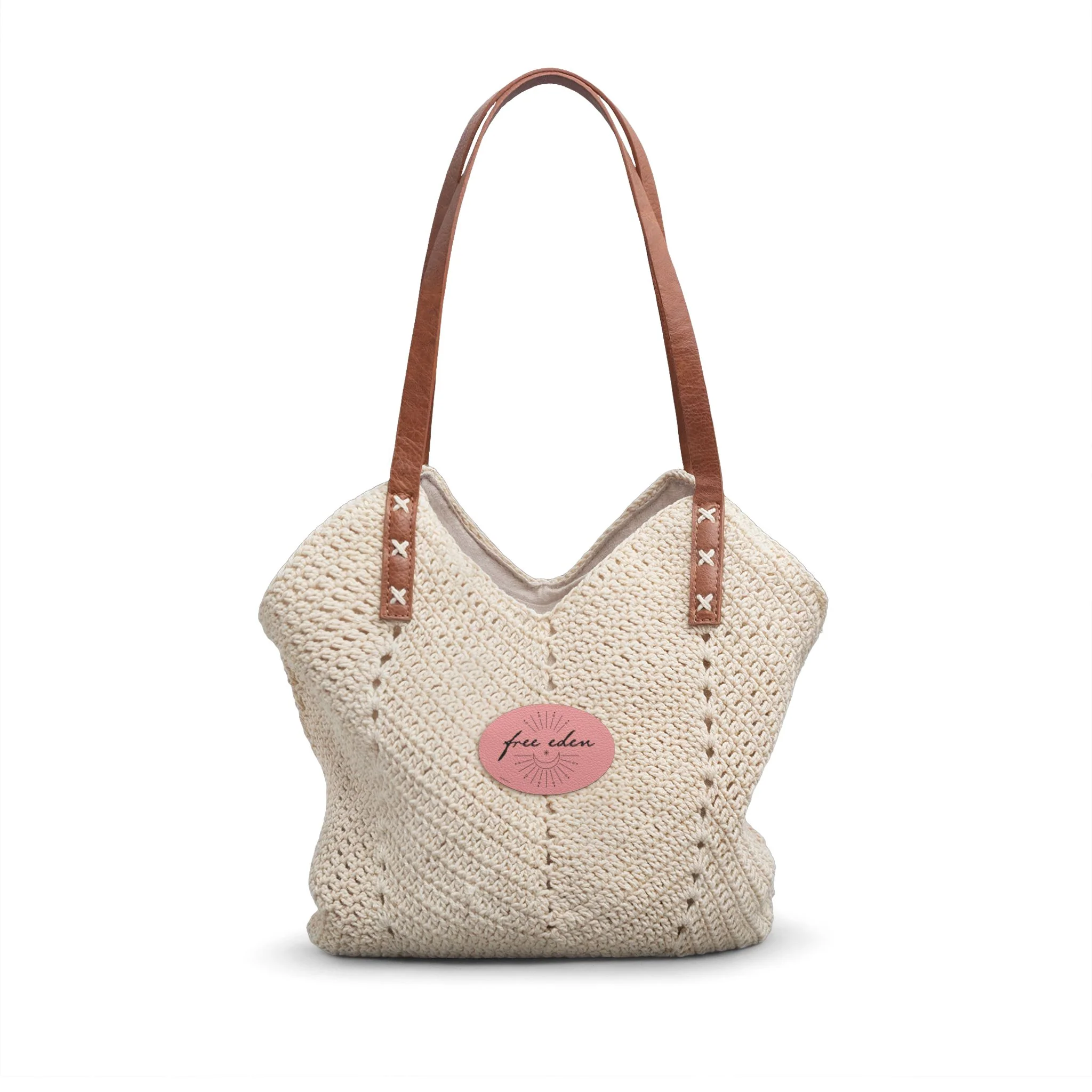 Forbidden Fruits Free Eden Boho Straw Shoulder Bag