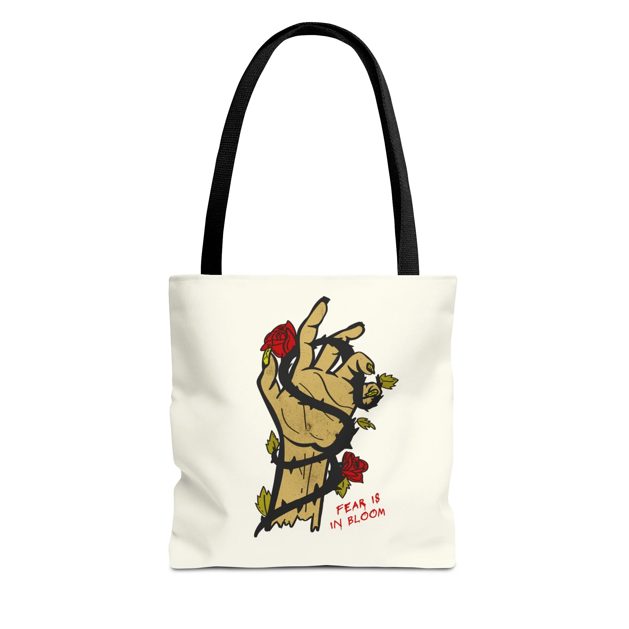 Shudder Halfway to Halloween Fear Is In Bloom Graphic Tote