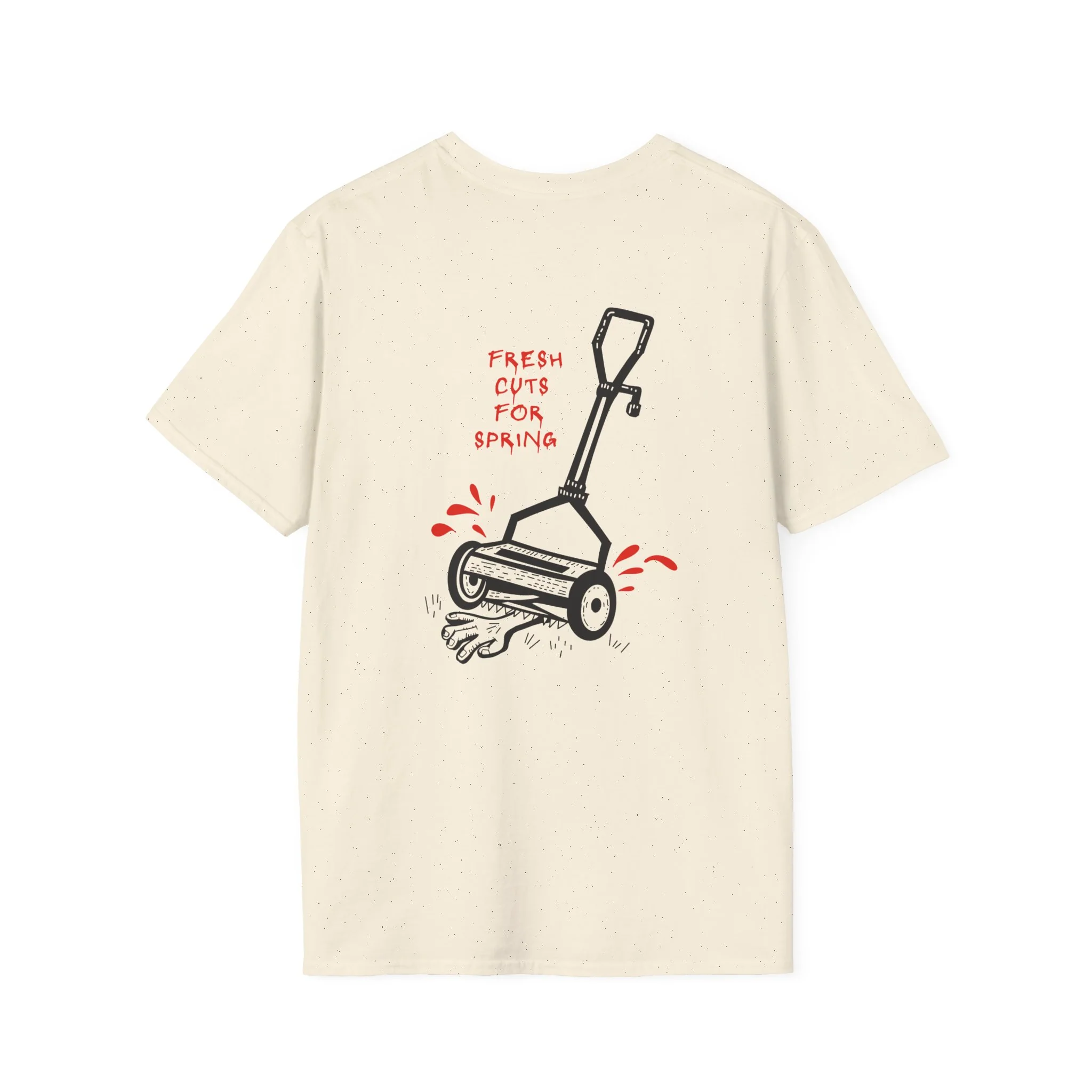 Shudder Halfway to Halloween Lawnmower Unisex Softstyle T-Shirt - Image 2