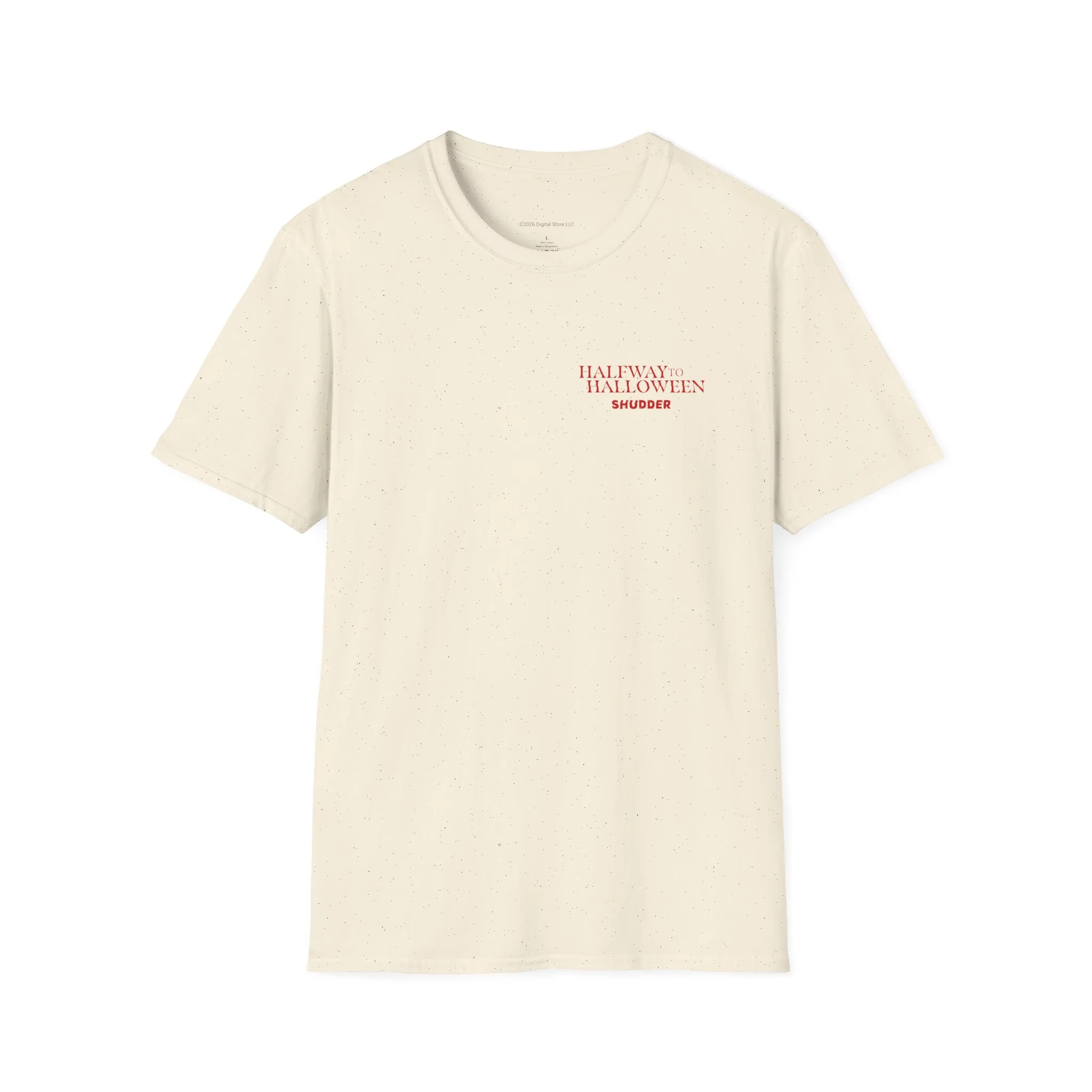 Shudder Halfway to Halloween Lawnmower Unisex Softstyle T-Shirt - Image 8