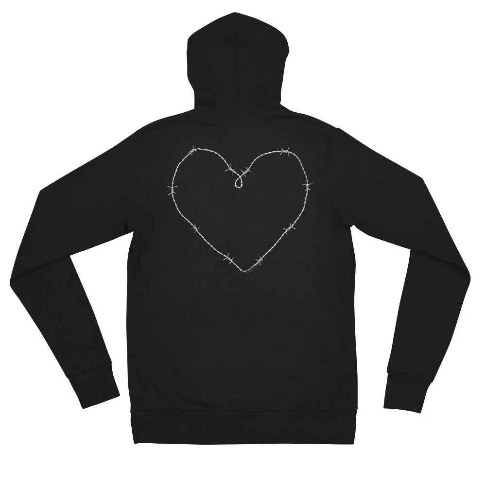Love After Lockup Heart Zip-up Hoodie - Image 2