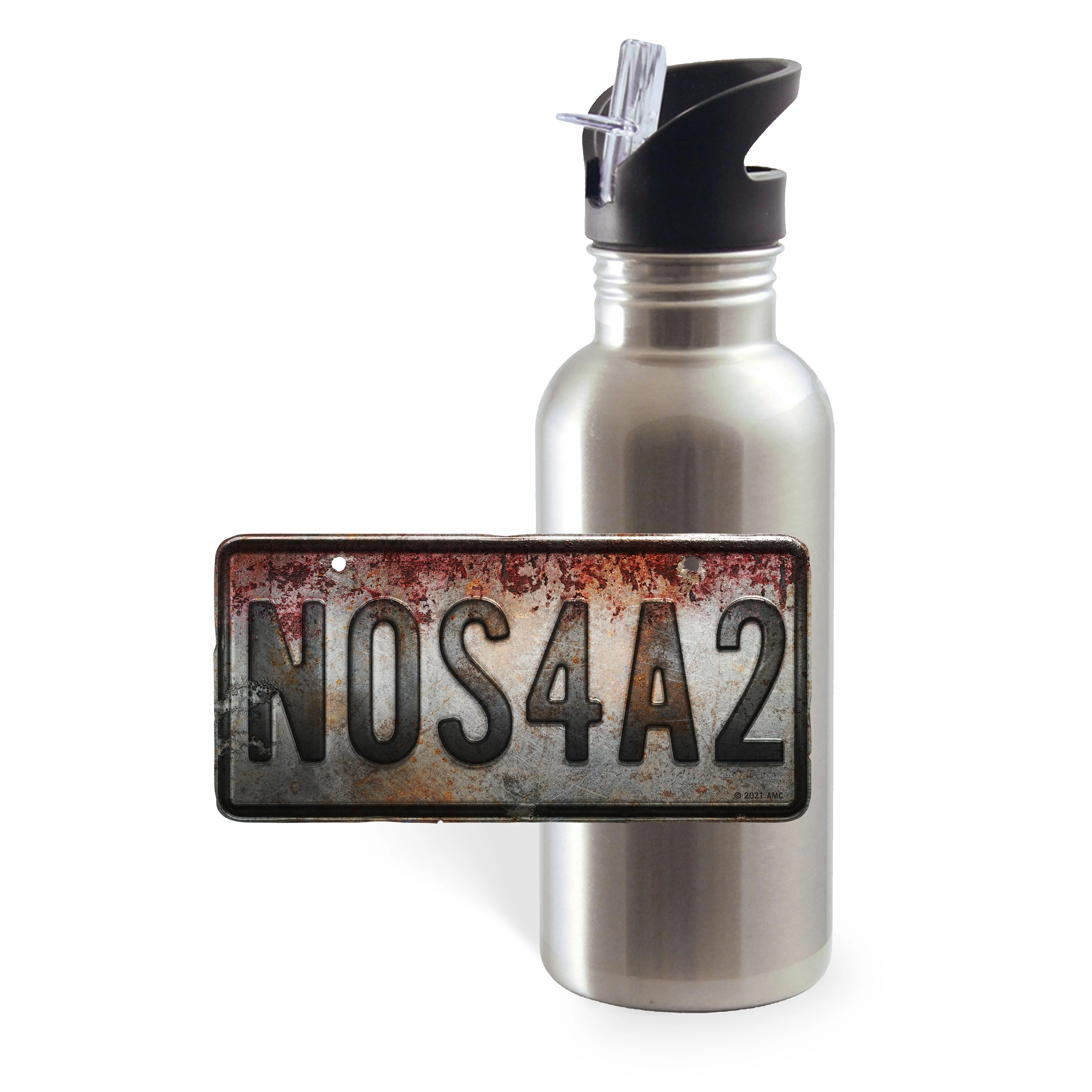 NOS4A2 License Plate 20 oz Water Bottle - Image 2