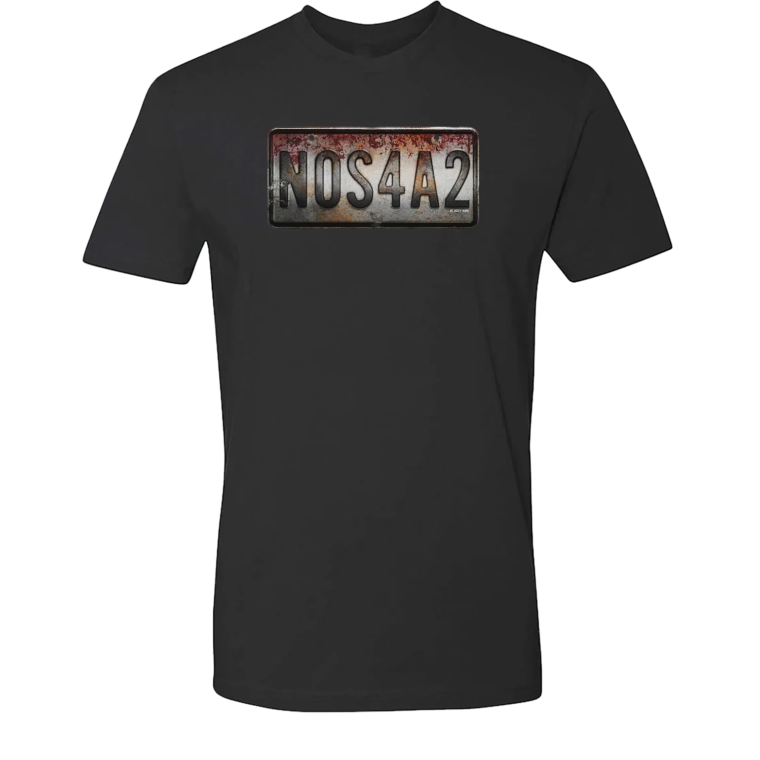 NOS4A2 License Plate Adult Short Sleeve T-Shirt