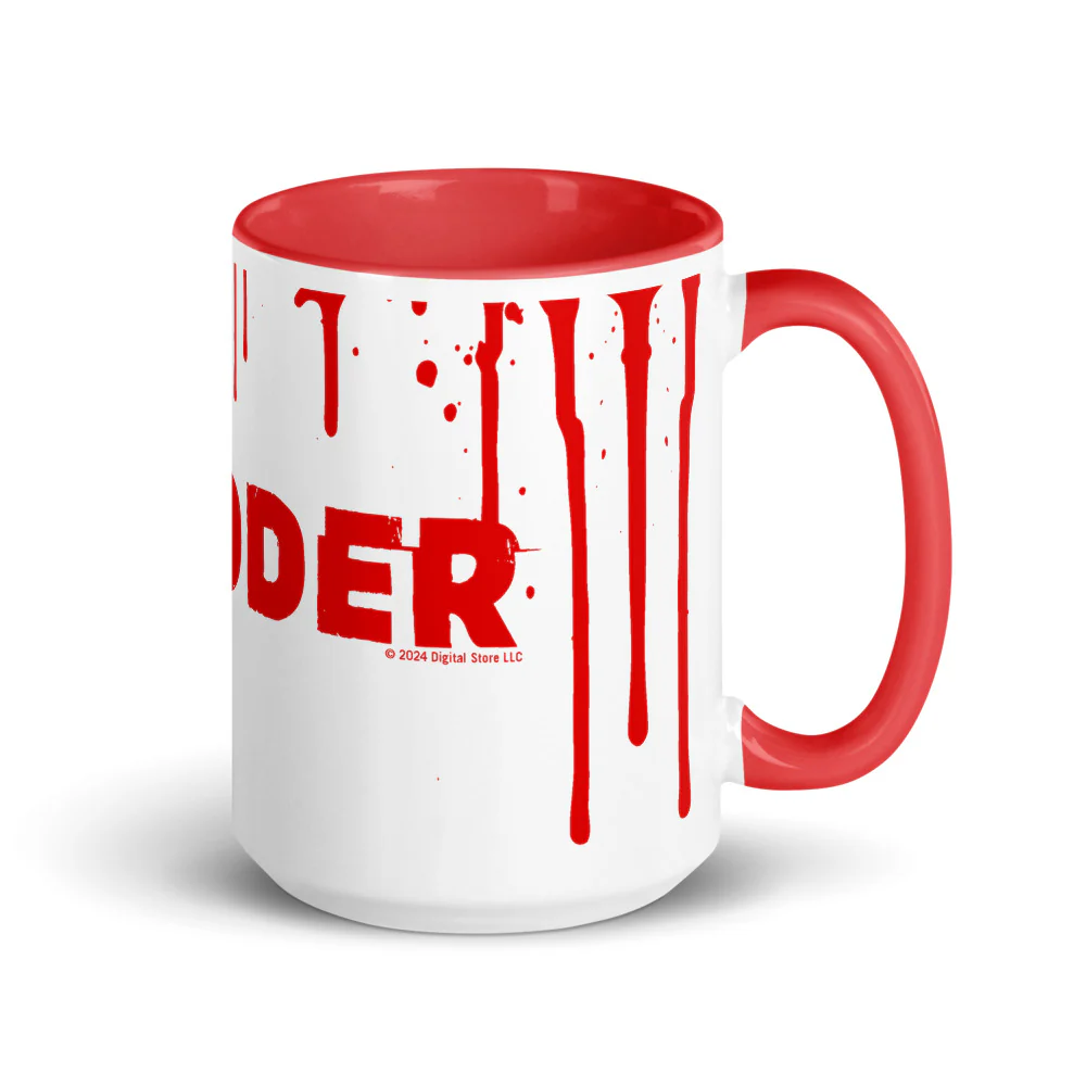 Shudder Logo Bloody Two-tone Mug - Image 8