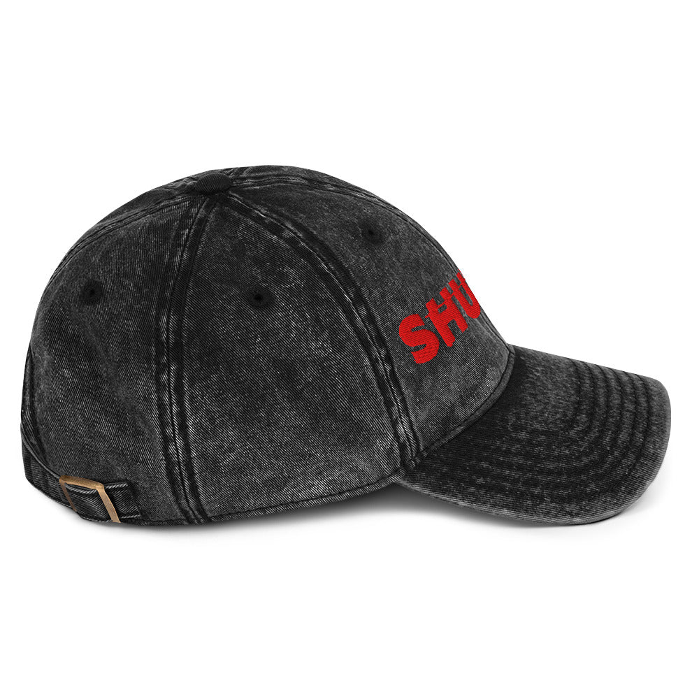 Shudder Logo Embroidered Faded Hat - Image 4