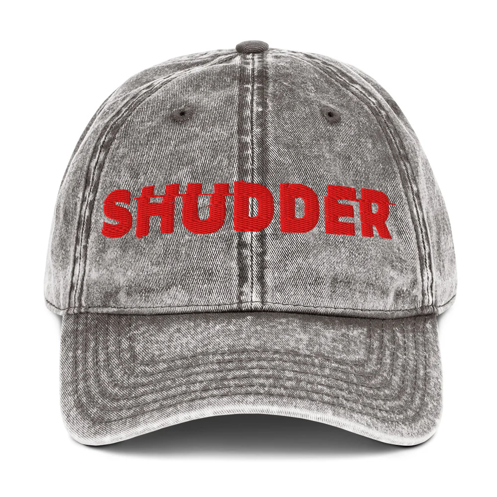 Shudder Logo Embroidered Faded Hat - Image 5