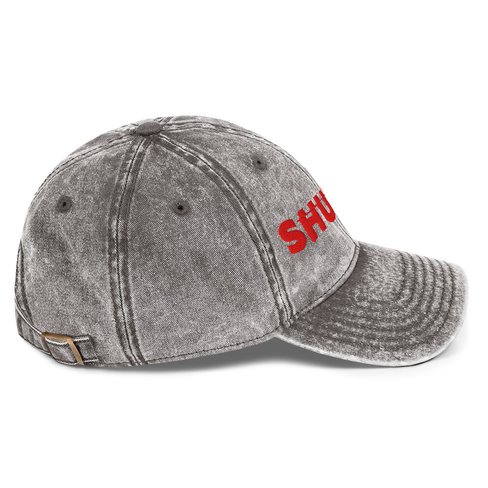 Shudder Logo Embroidered Faded Hat - Image 7