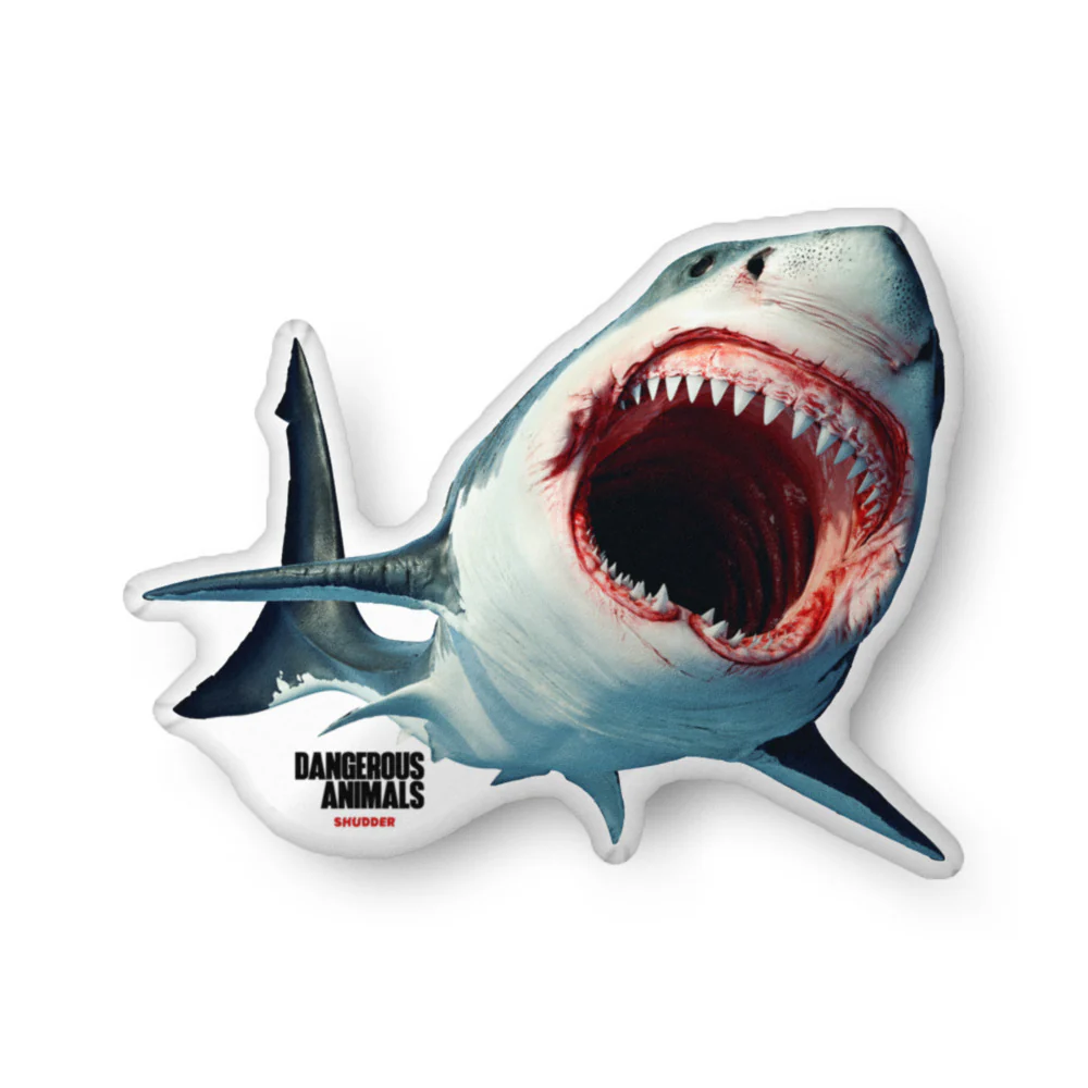 Shudder 10 Dangerous Animals Shark Pillow