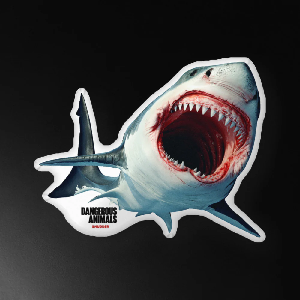 Shudder 10 Dangerous Animals Shark Pillow - Image 2
