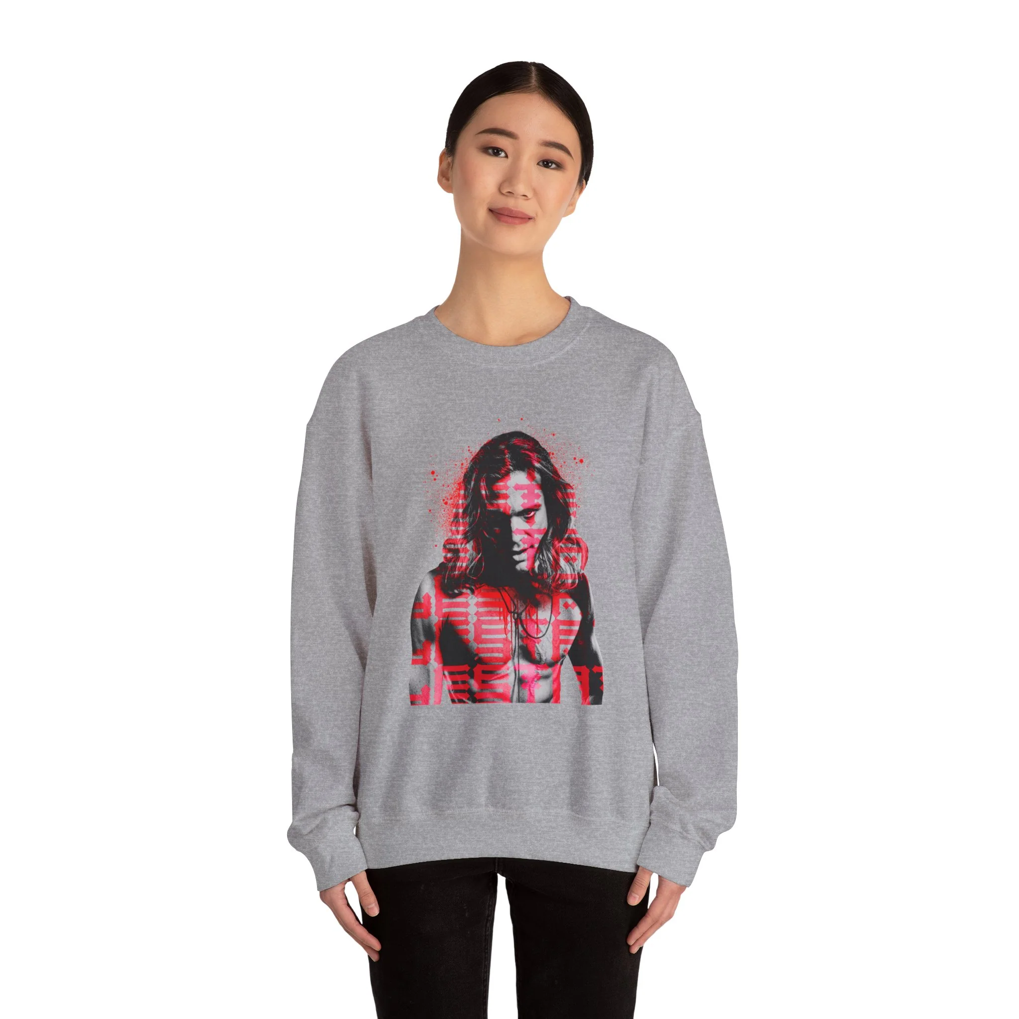 The Vampire Lestat Crimson Stare Crewneck Sweatshirt - Image 8