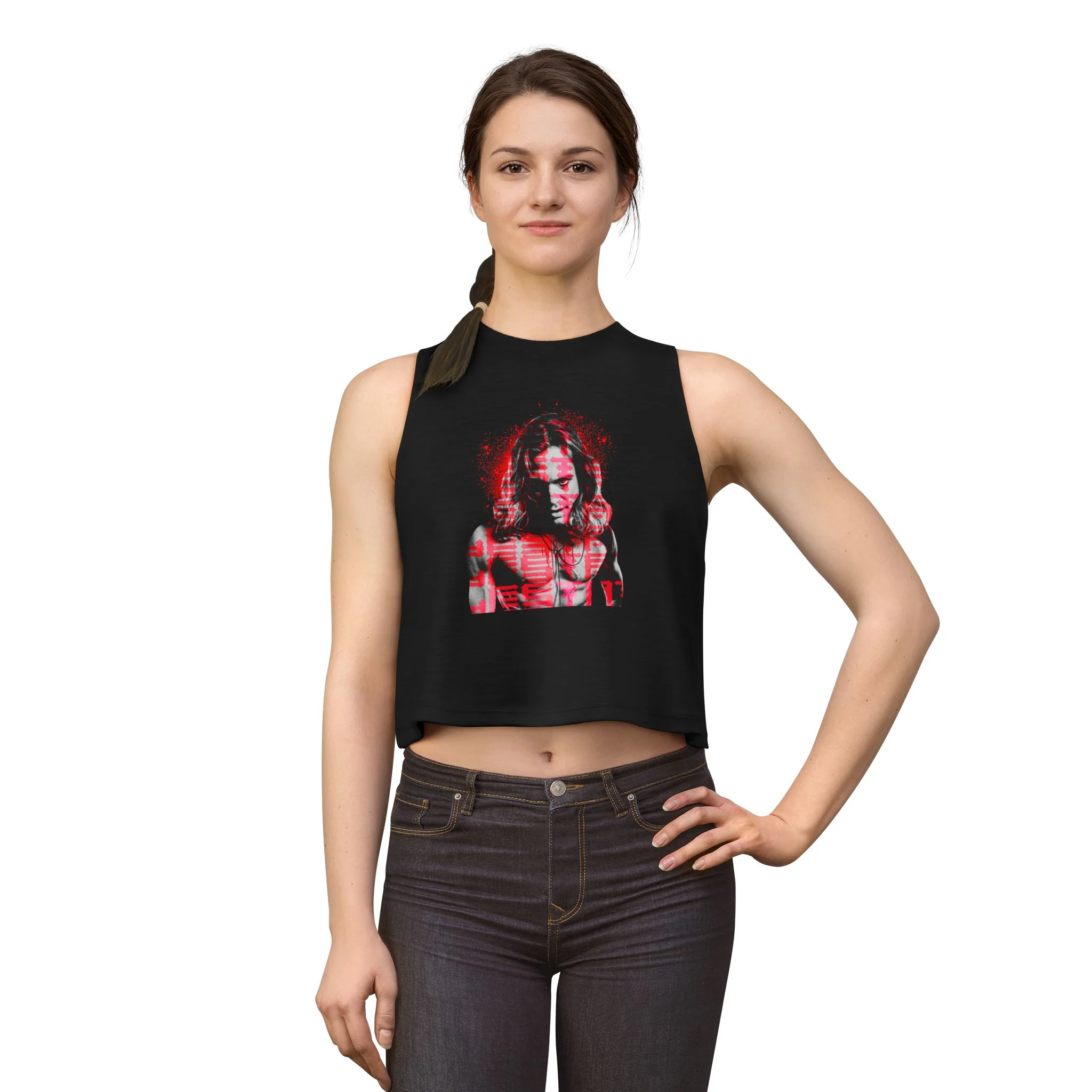The Vampire Lestat Crimson Stare Crop Top - Image 4