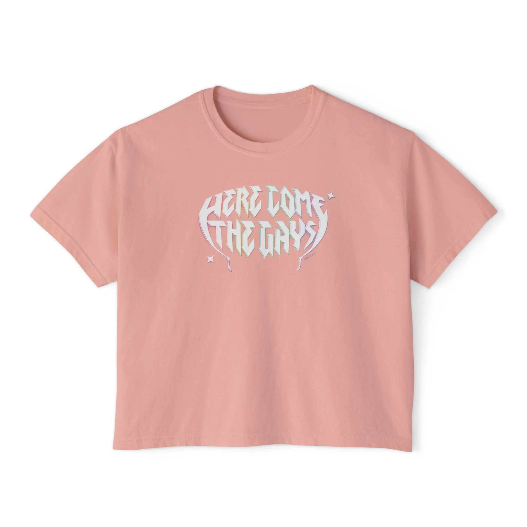 The Vampire Lestat Here Come the Gays Pride Boxy Tee Rainbow