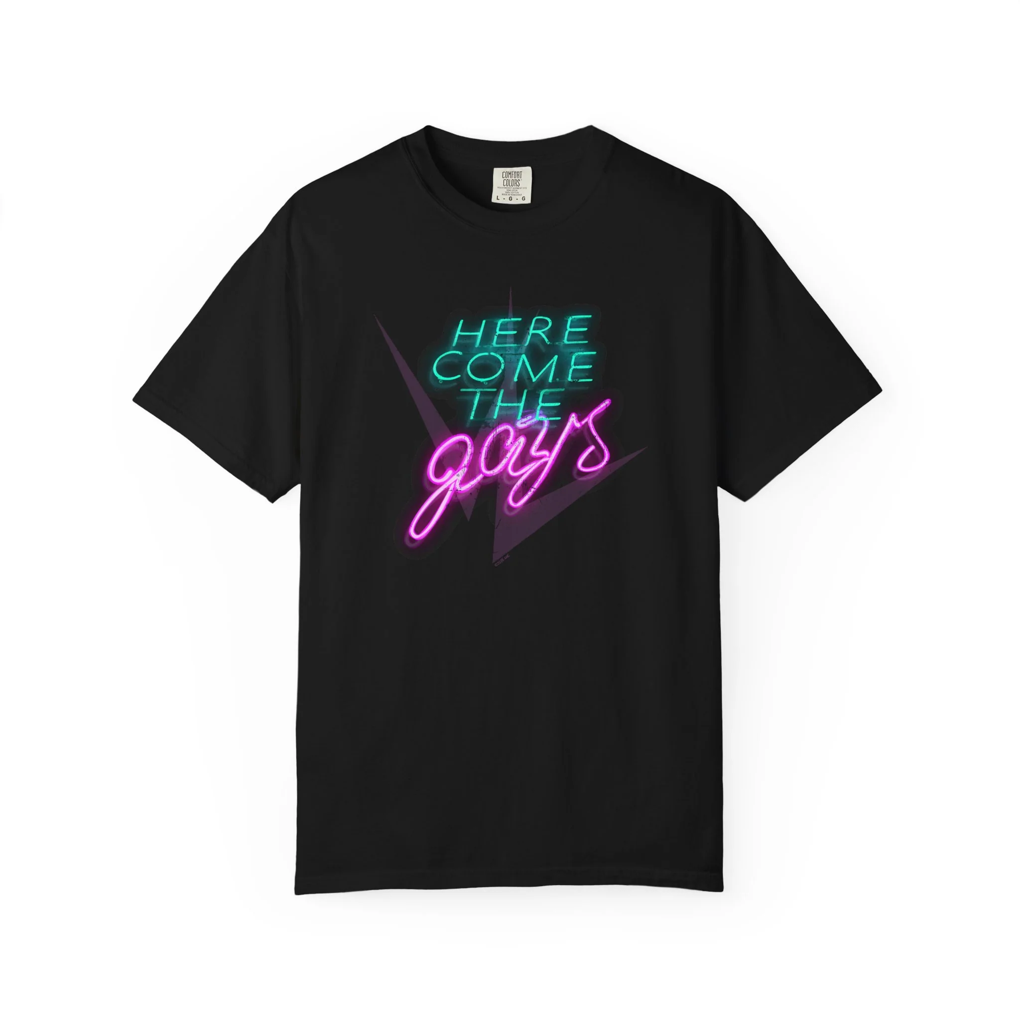The Vampire Lestat Here Comes the Gays Neon Pride T-Shirt