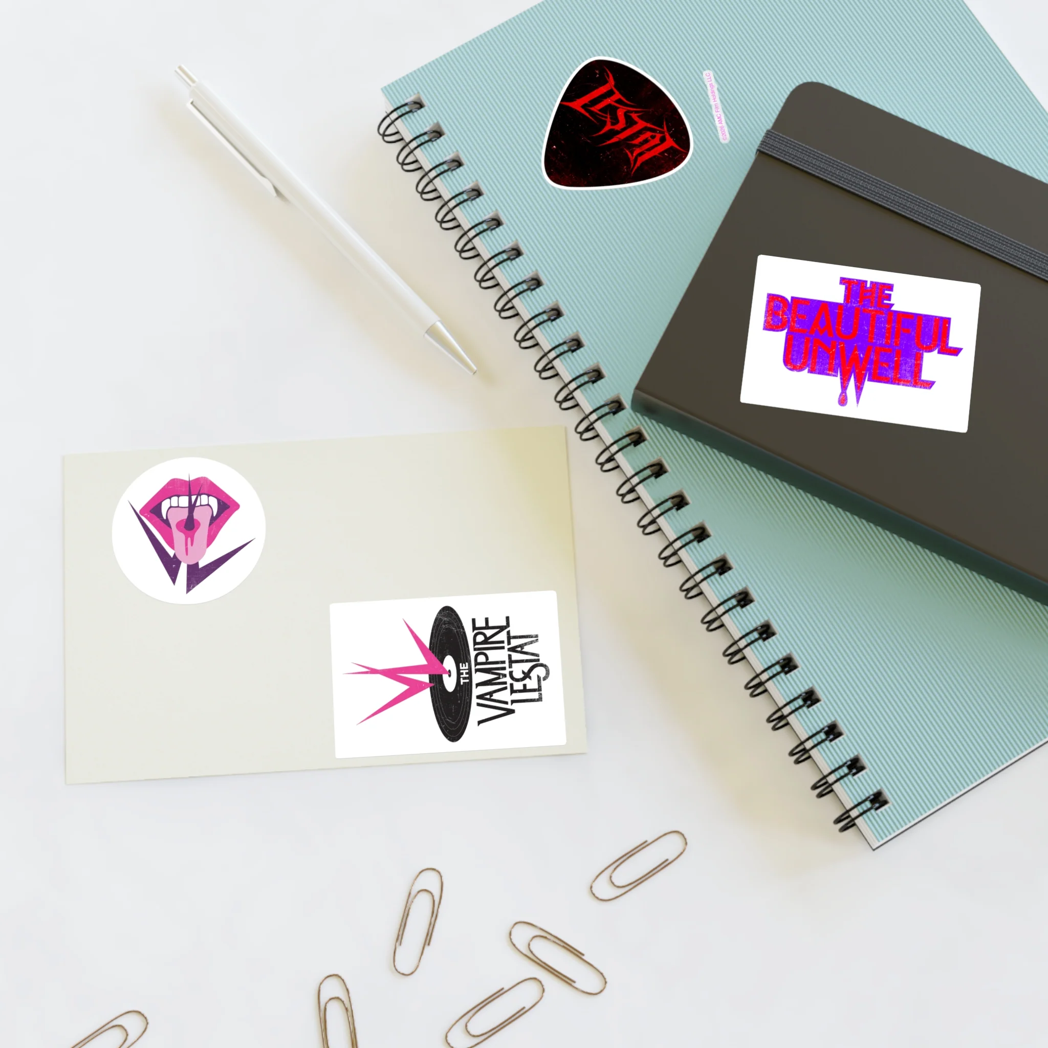 The Vampire Lestat Logo Die Cut Sticker Sheet - Image 6