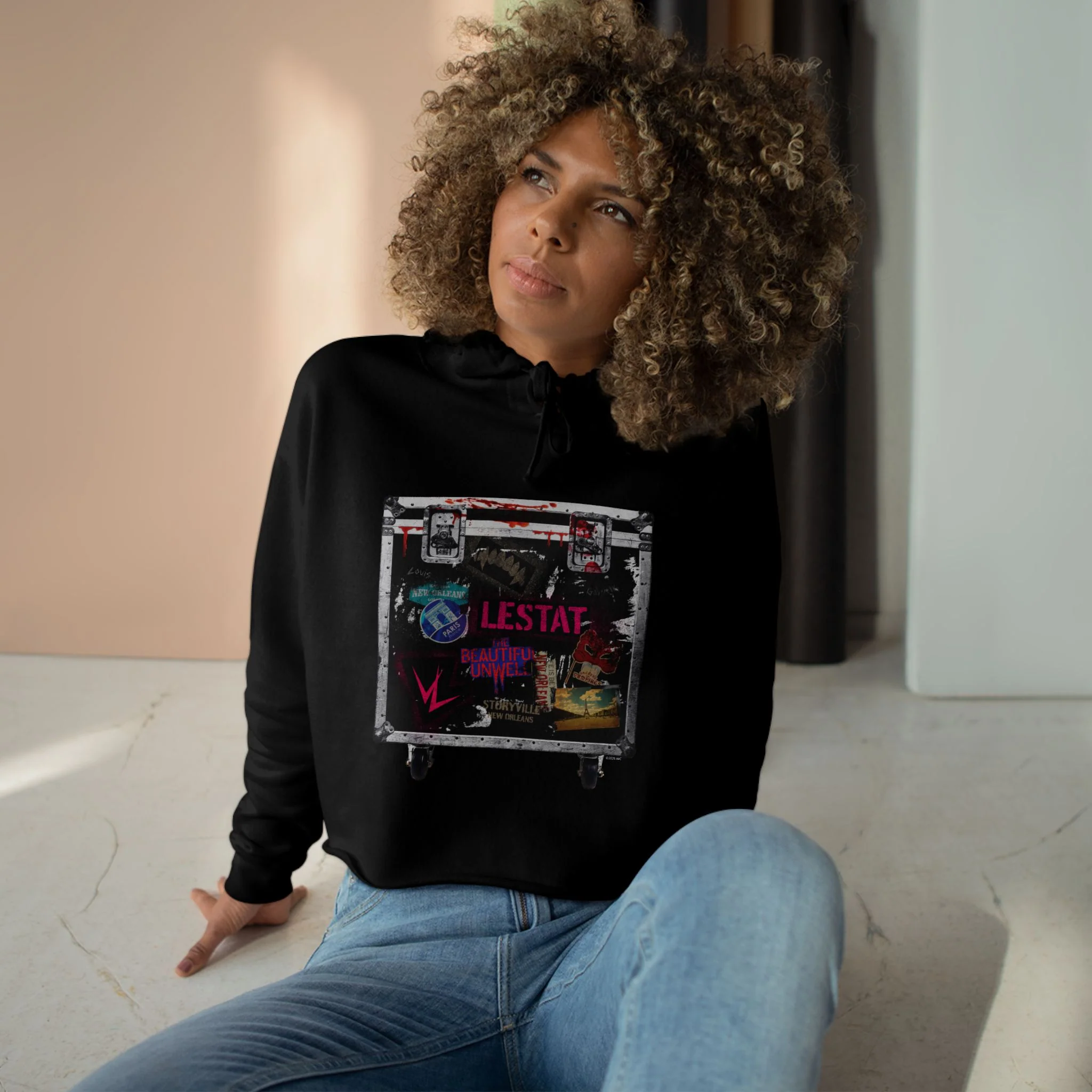 The Vampire Lestat Roadie Crop Hoodie - Image 3