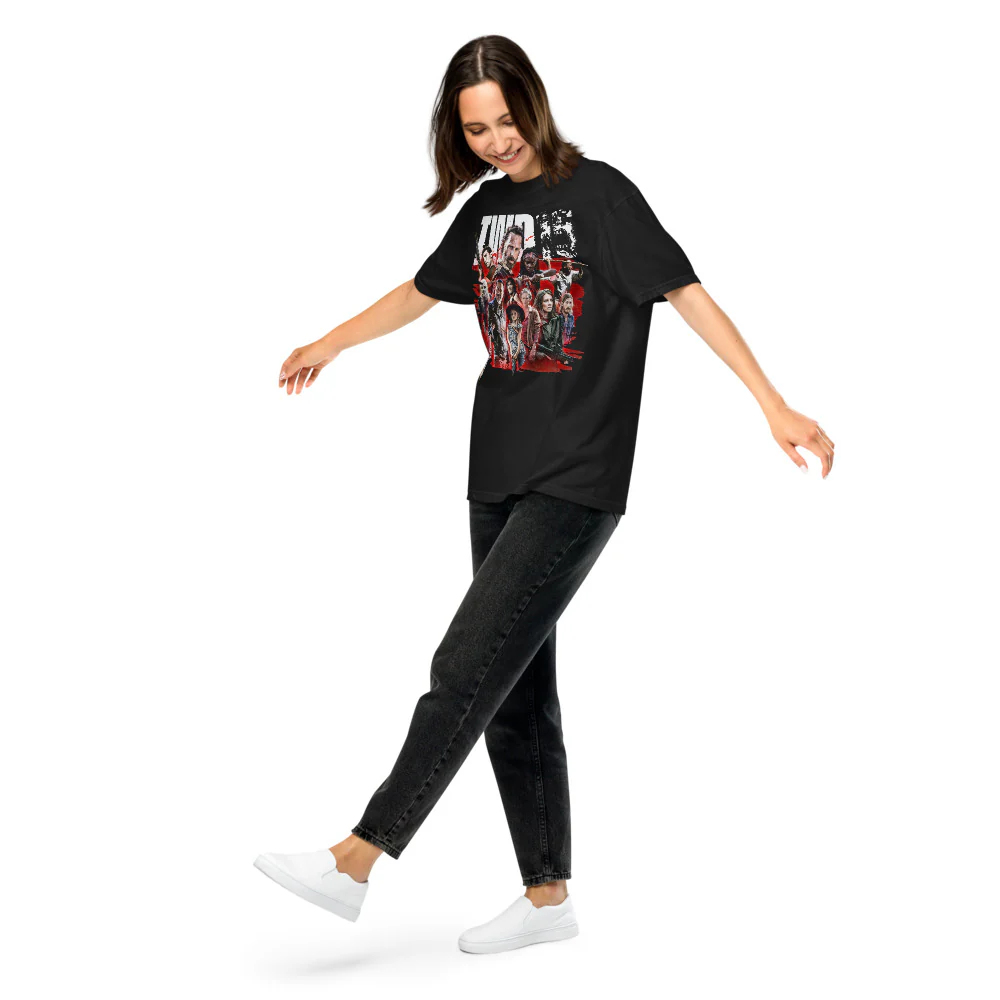 The Walking Dead 15th Anniversary Character Mashup T-Shirt - Image 5